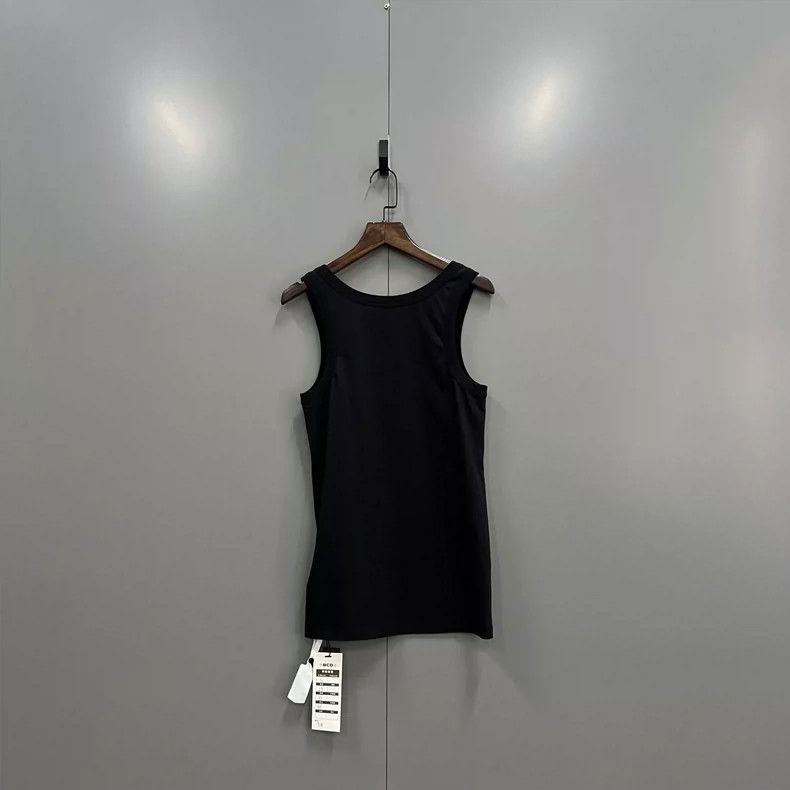 Raf Simons RAF SIMONS Black Logo Print Tank Top - dmc Size US S / EU 44-46 / 1 - 1 Thumbnail