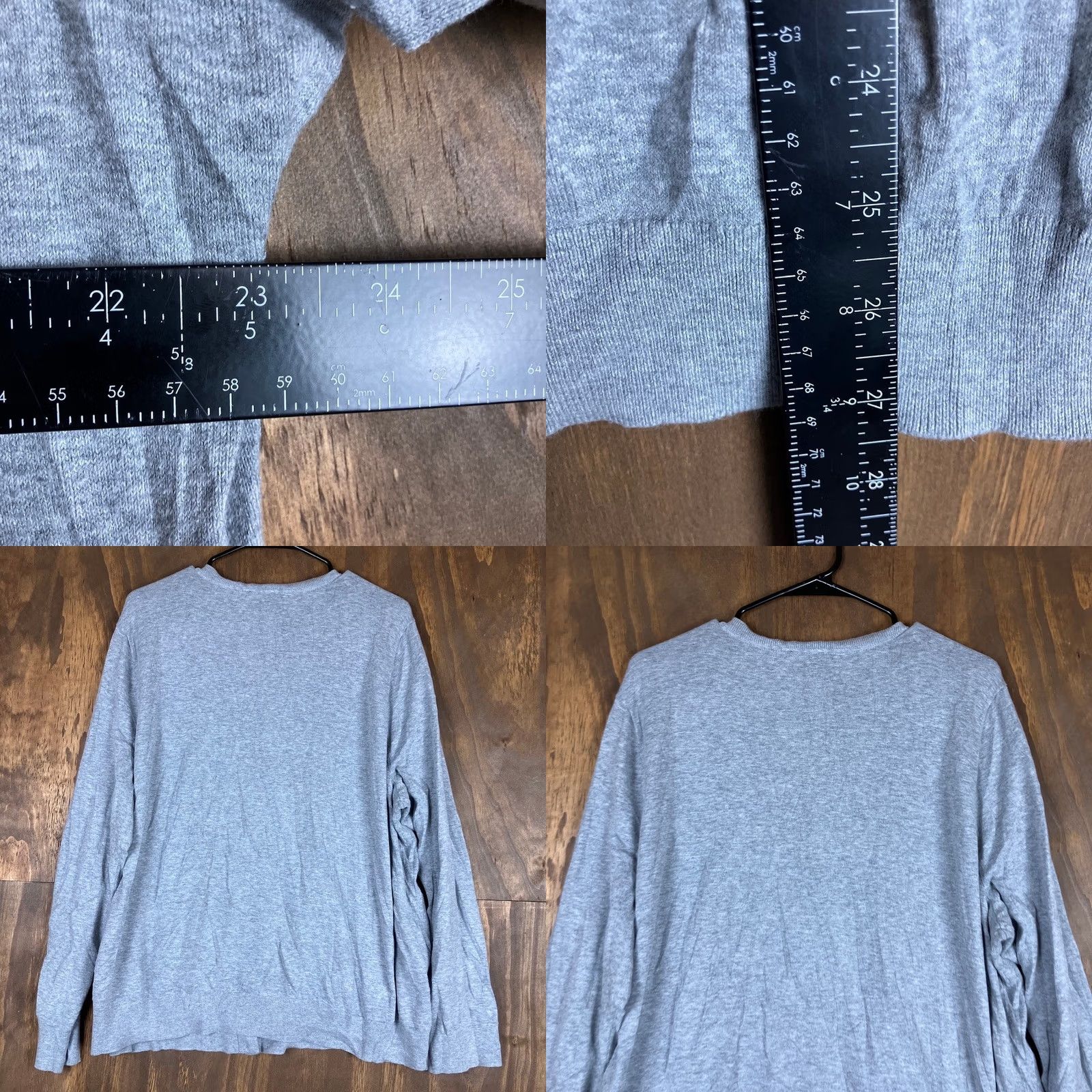 Talbots Talbots Womens Cardigan Gray Button Up Pima Cotton Blend 3X Sweater Knit Solid Casual Office Womens Size XXL / US 16-18 / IT 52-54 - 8 Thumbnail