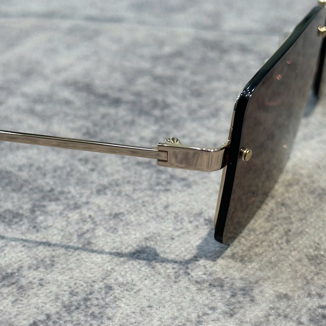 Off-White OFF WHITE TAMPA GOLD BROWN SUNGLASSES Size ONE SIZE - 4 Thumbnail