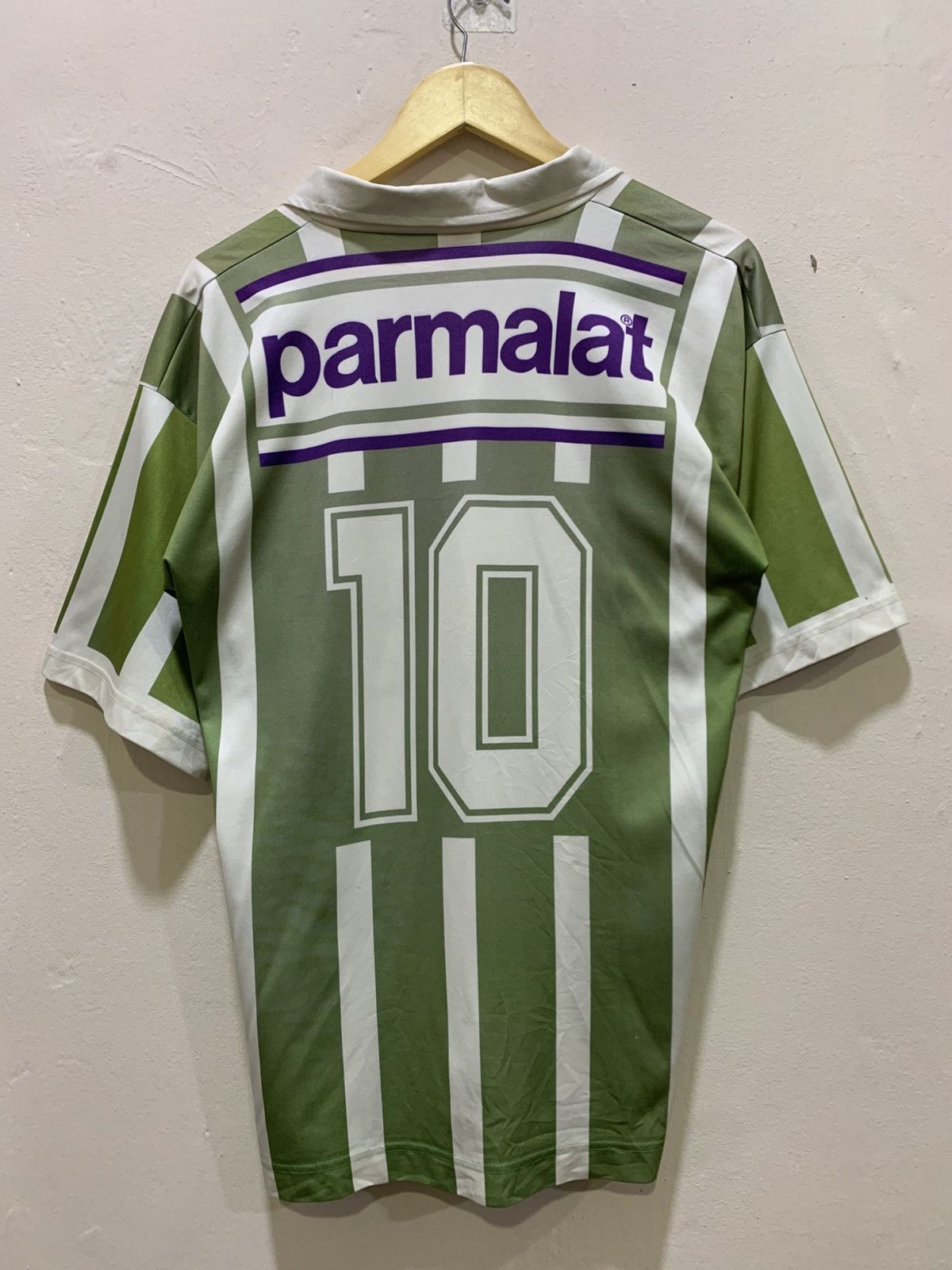 Vintage Vintage 90s Palmeiras Parmalat Jersey Size US L / EU 52-54 / 3 - 4 Thumbnail