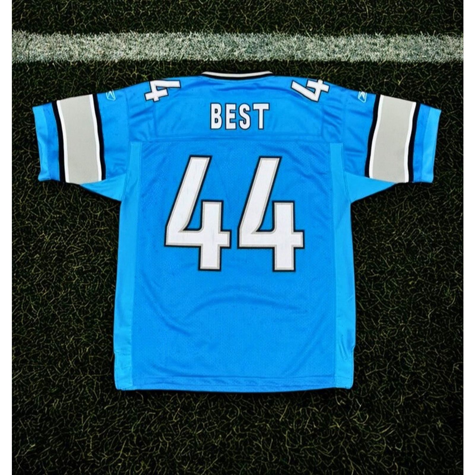 Detroit Lions Jahvid Best NFL Reebok On Field Jersey 48 (L)