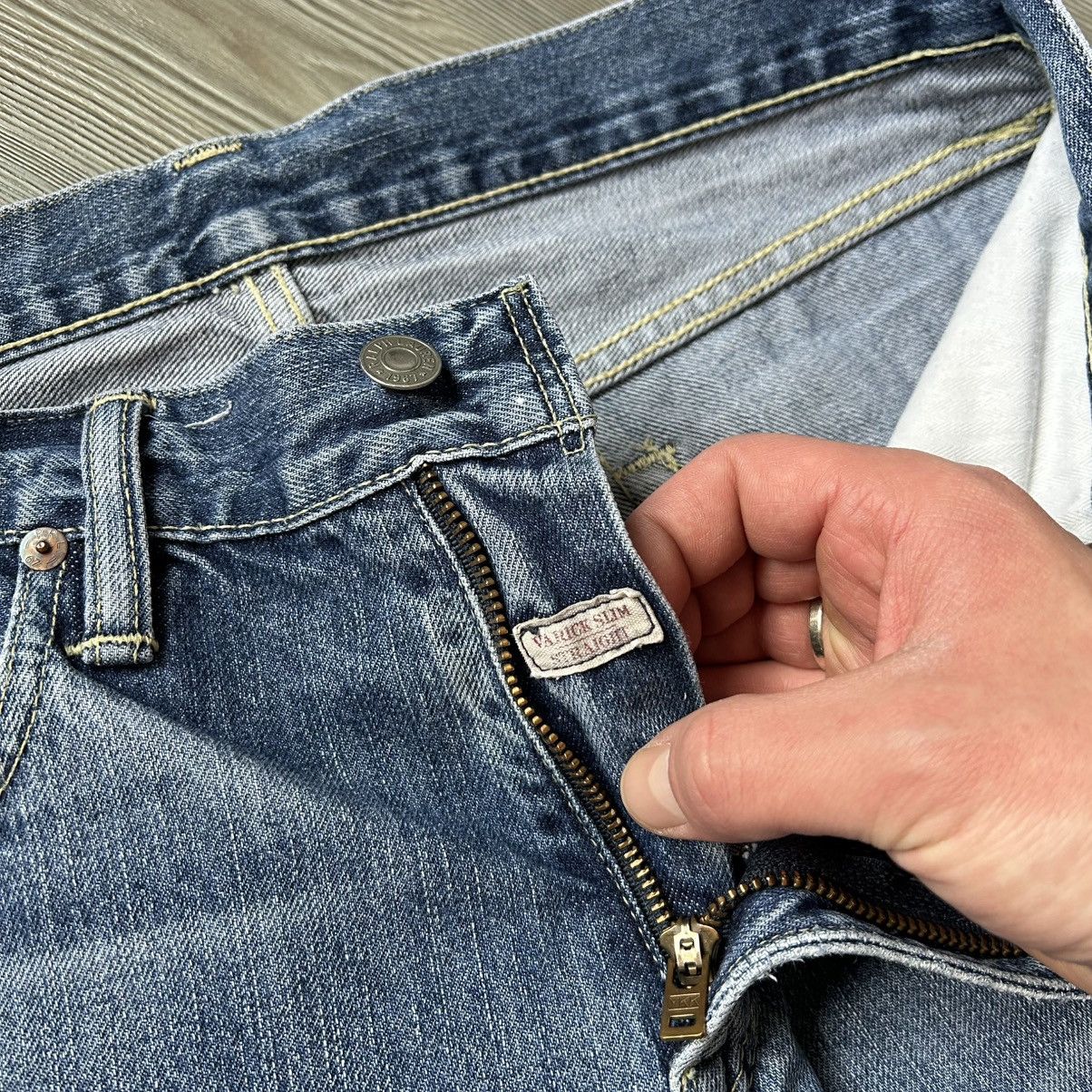 RRL Ralph Lauren Polo Ralph Lauren Varick Slim Selvedge Denim Jeans Size US 30 / EU 46 - 13 Thumbnail