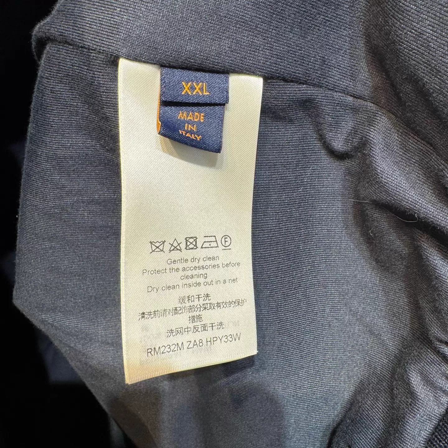 Louis Vuitton LV Blue Ink Monogram Zip-Up Hoodie XXL New Size US XXL / EU 58 / 5 - 4 Thumbnail