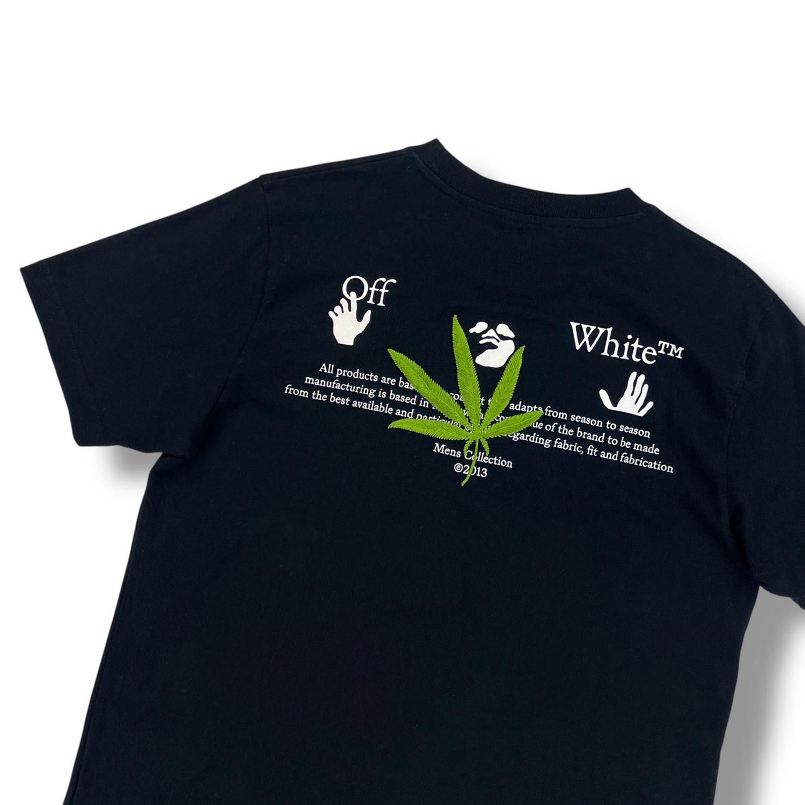 Off-White Off-White Weed Leaf T Shirt Size US M / EU 48-50 / 2 - 1 Thumbnail