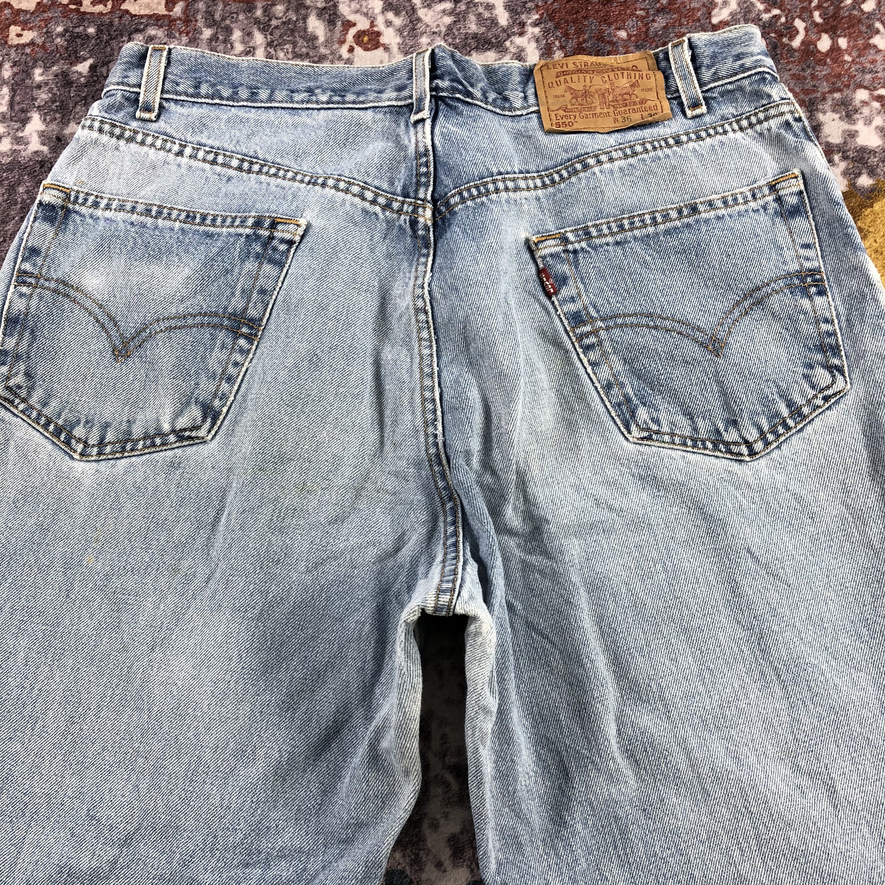 Levi's × Vintage Vintage Light Wash Levis 550 Jeans-JM3002 Size US 35 - 5 Thumbnail