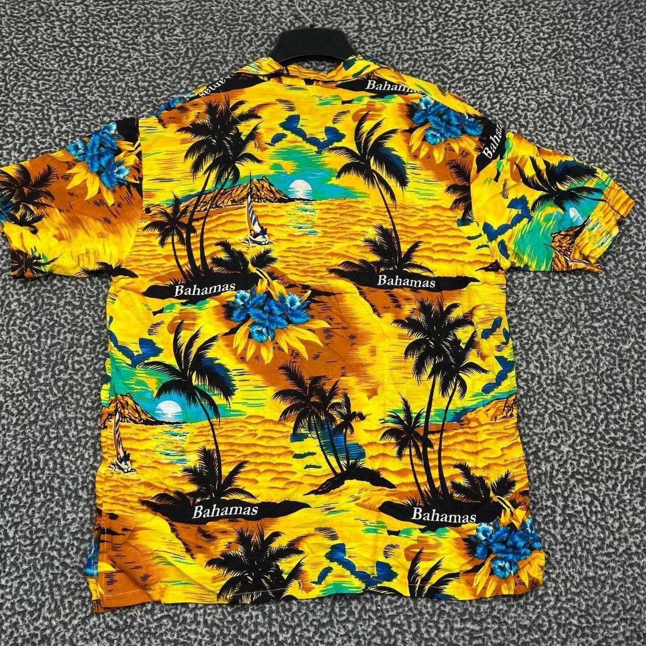 Other Vintage Yehmon Bahamas Hawaiian M Tropical Palm Tree Print Size US M / EU 48-50 / 2 - 2 Thumbnail