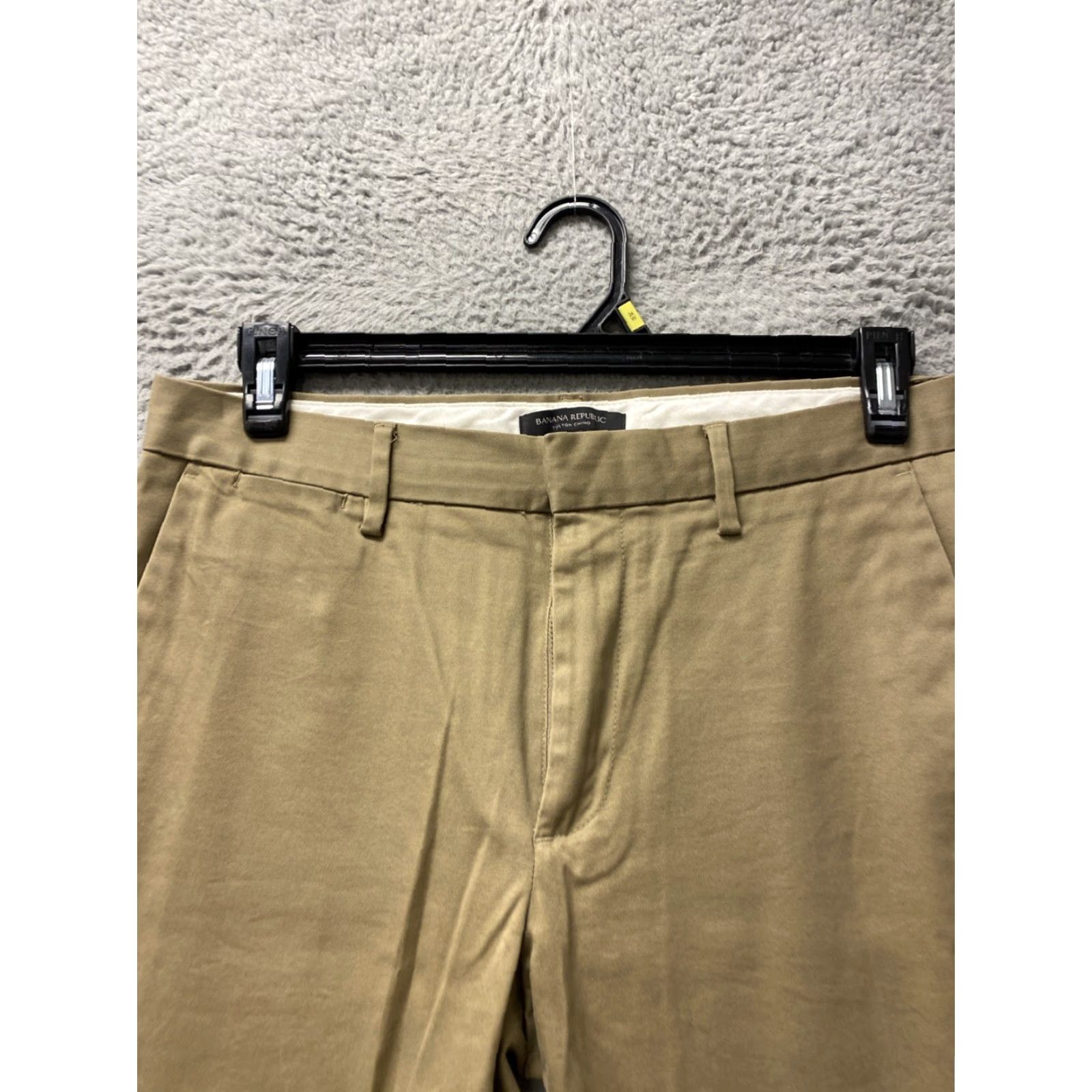 Banana Republic Banana Republic Pants Men Chino Khaki Cotton Slim 31x30 Regular 0572 Casual Mens Size US 31 - 2 Thumbnail