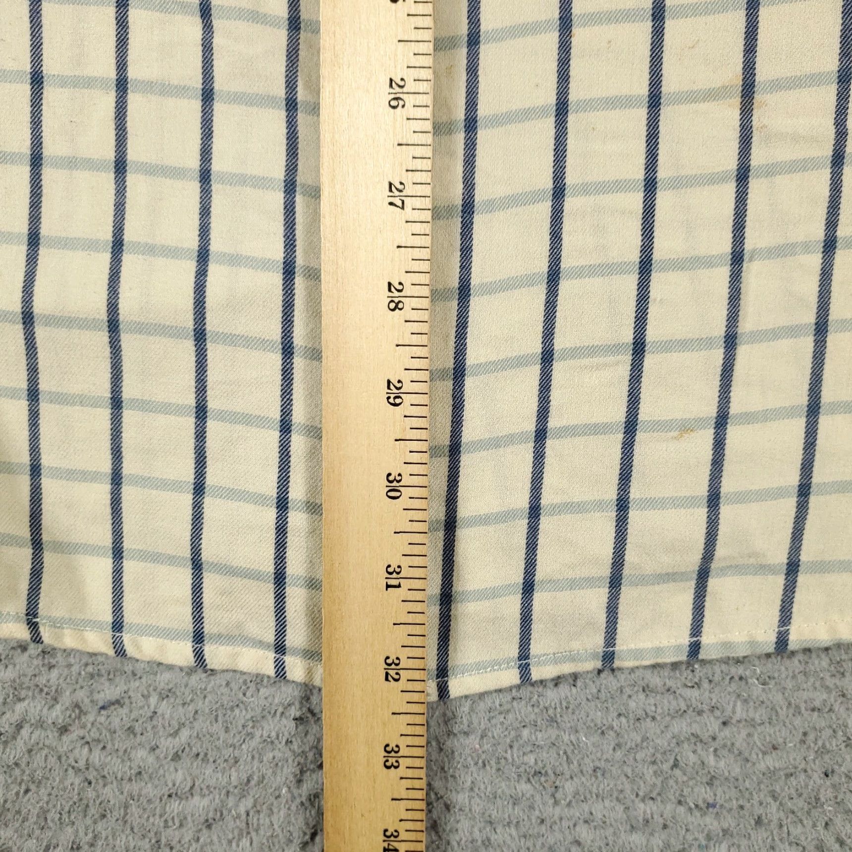Ralph Lauren RALPH LAUREN Shirt Mens XL Blue Beige Check Casual Button Up Long Sleeve Size US XL / EU 56 / 4 - 4 Thumbnail