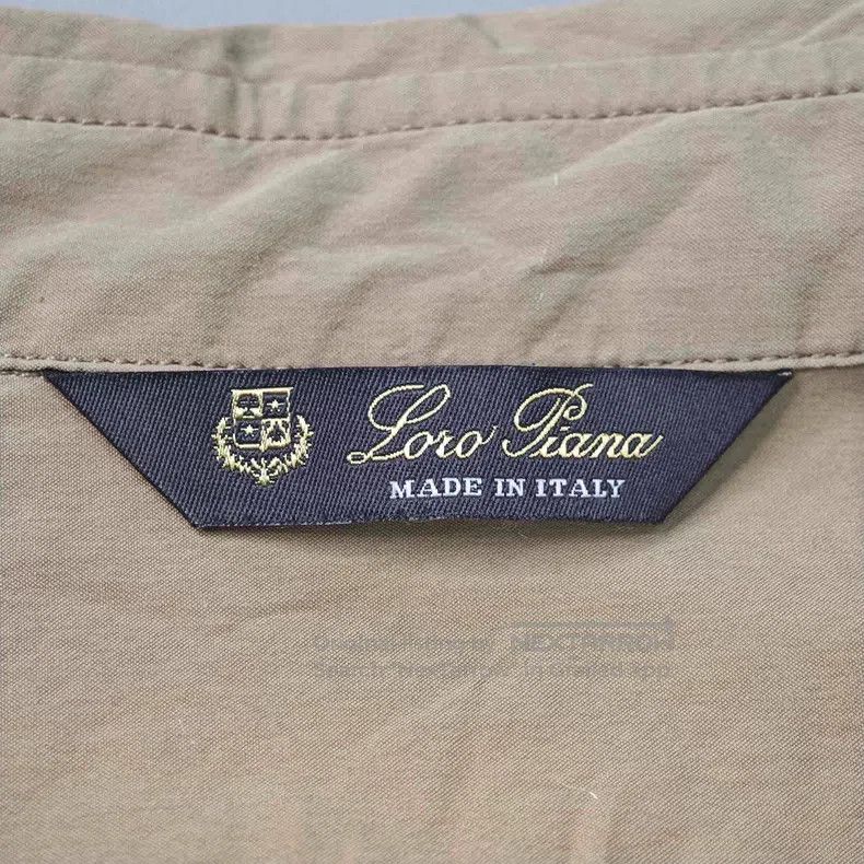 Loro Piana Loro Piana Khaki Shoulder Badge Shirt Size S / US 4 / IT 40 - 5 Thumbnail