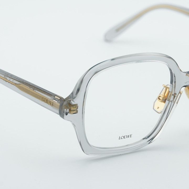 Loewe Loewe LW50070F 020 Eyeglasses Transparent Grey 52mm Square Size ONE SIZE - 6 Thumbnail
