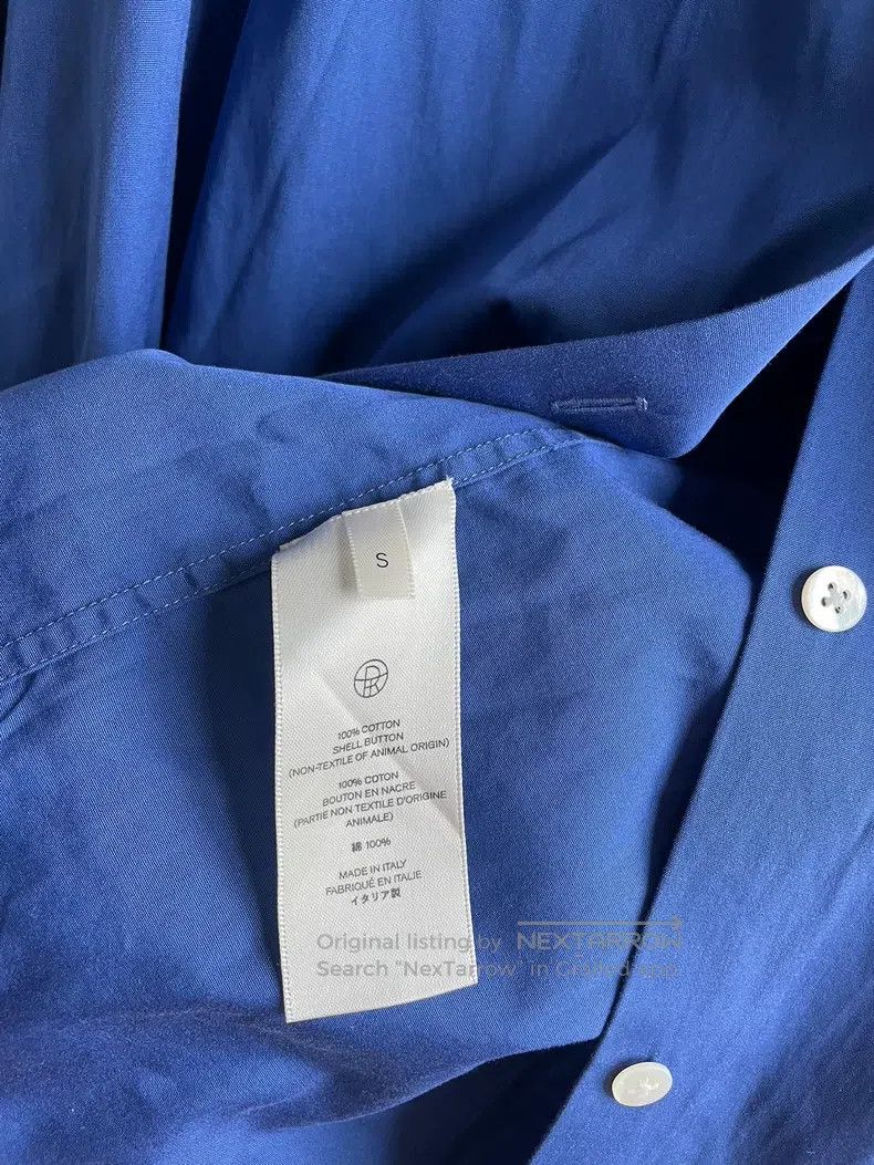 The Row The Row Blue Shirt Size S / US 4 / IT 40 - 4 Thumbnail