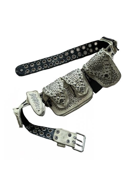 KMRii KMRII STUDDED MULTI POUCH BELT | Grailed