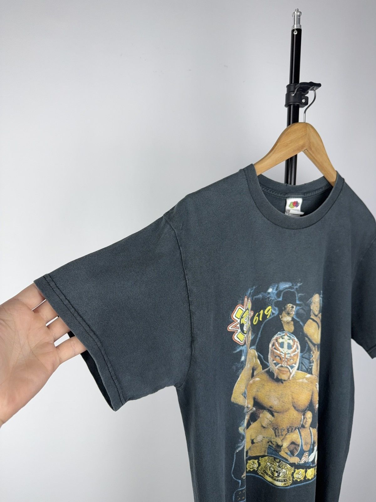 Vintage × WWE × WWF Vintage WWE Rey Mysterio 619 Double Sided Wrestling Tee M Size US M / EU 48-50 / 2 - 6 Thumbnail