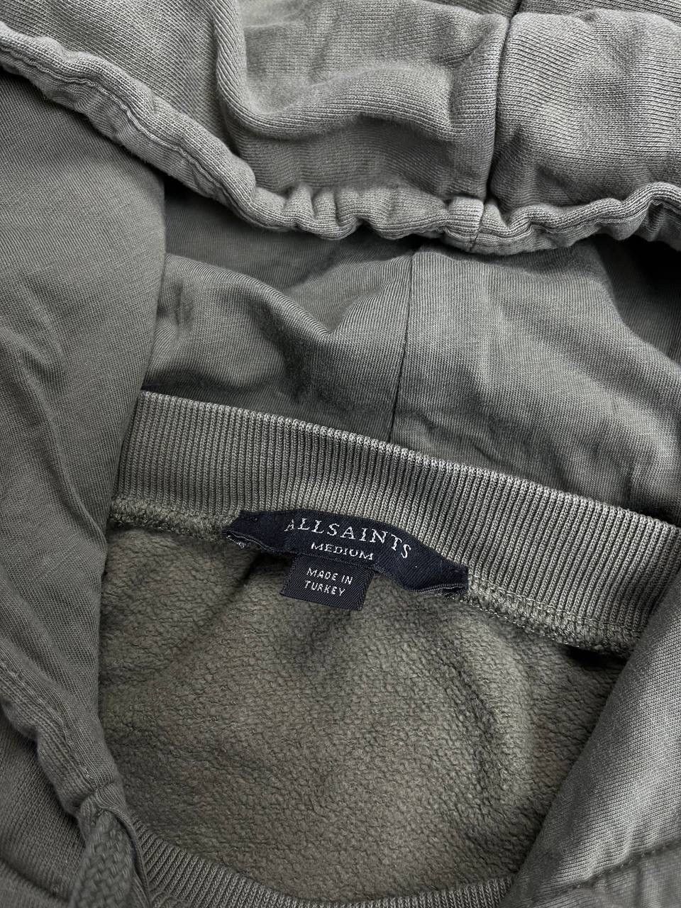 Allsaints Vintage Allsaints Big Logo Embroidery Boxy Hoodie M Size US M / EU 48-50 / 2 - 5 Thumbnail