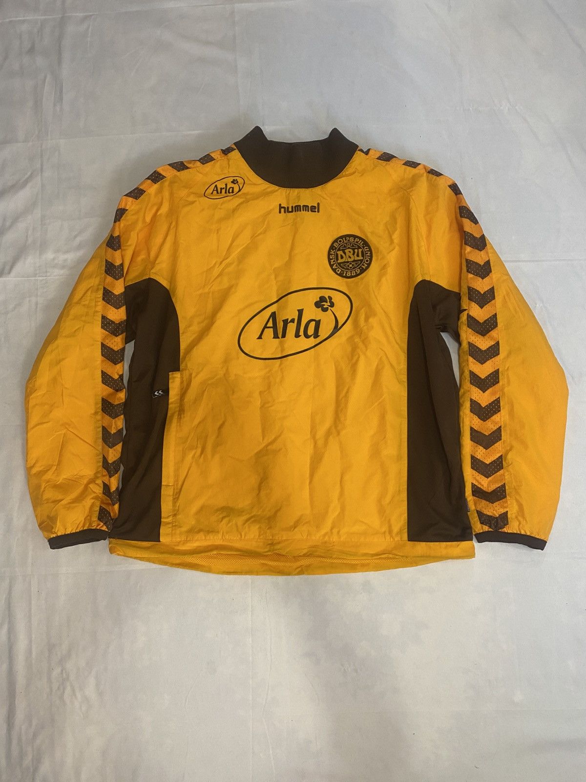 Hummel Denmark 2002 Hummel Player Issue Rare Training Top Size L Size US L / EU 52-54 / 3 - 1 Thumbnail