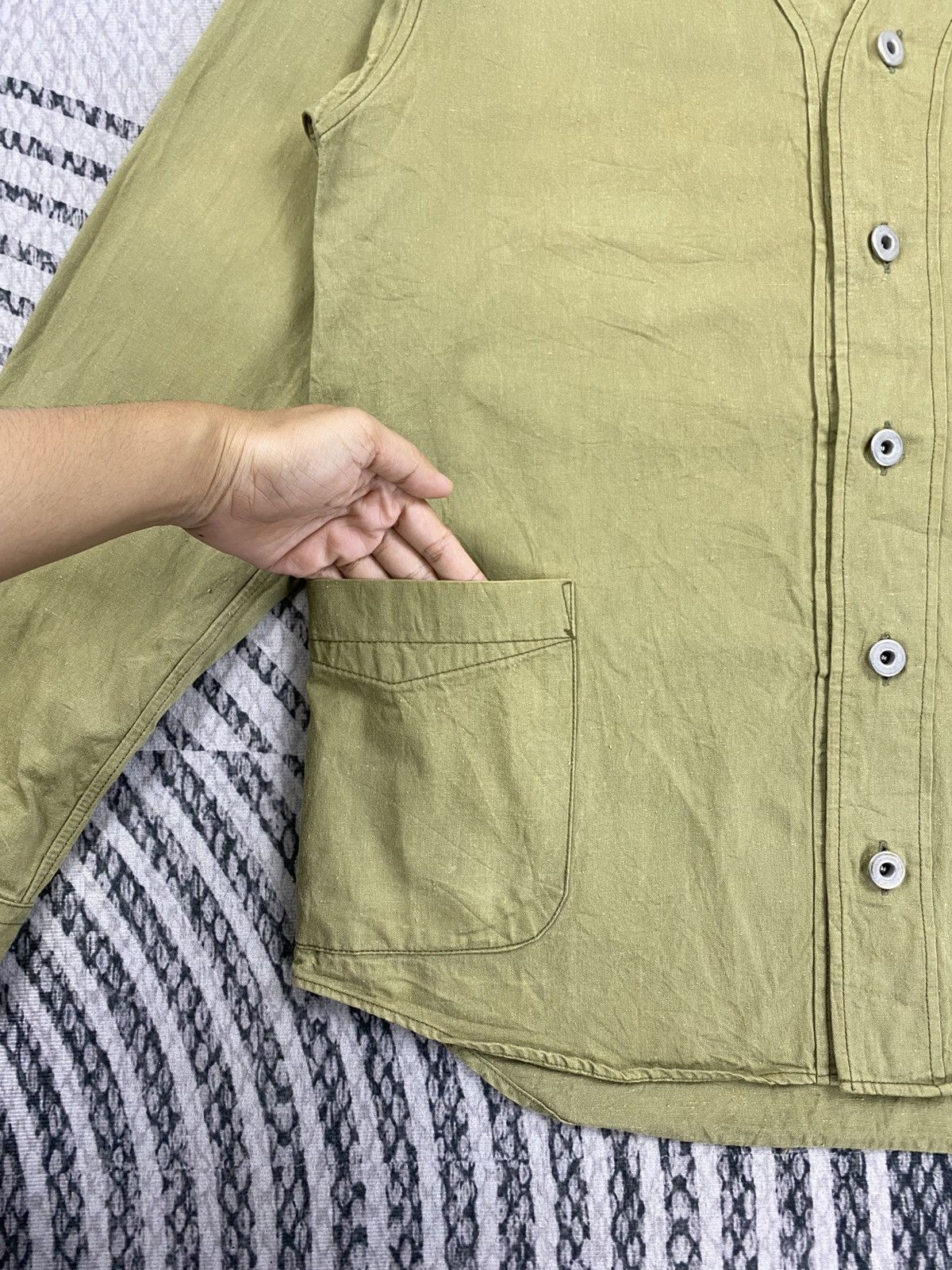 URBAN RESEARCH DOORS Vintage Urban Research Modern Design V-Neck Jacket Size US M / EU 48-50 / 2 - 4 Thumbnail