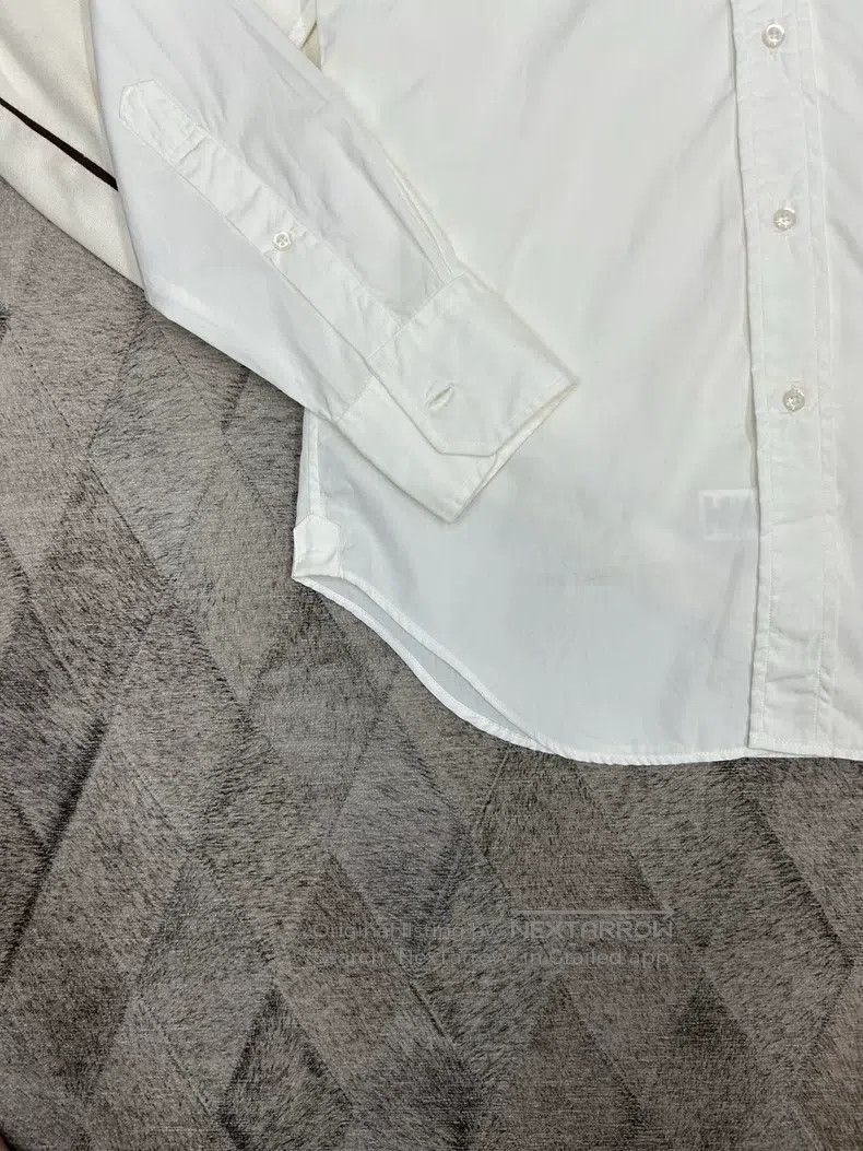 Thom Browne Thom Browne White shirt with a ribbon Size US M / EU 48-50 / 2 - 5 Thumbnail