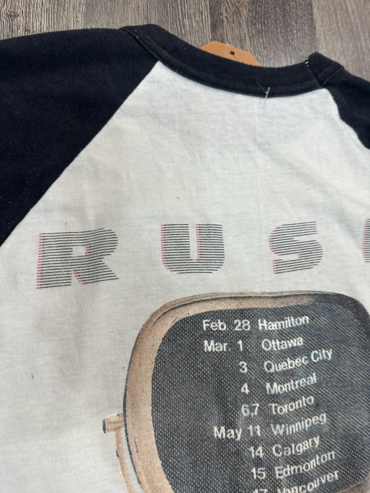 Band Tees Vintage 1985 RUSH power window band t shirt Size US M / EU 48-50 / 2 - 12 Thumbnail