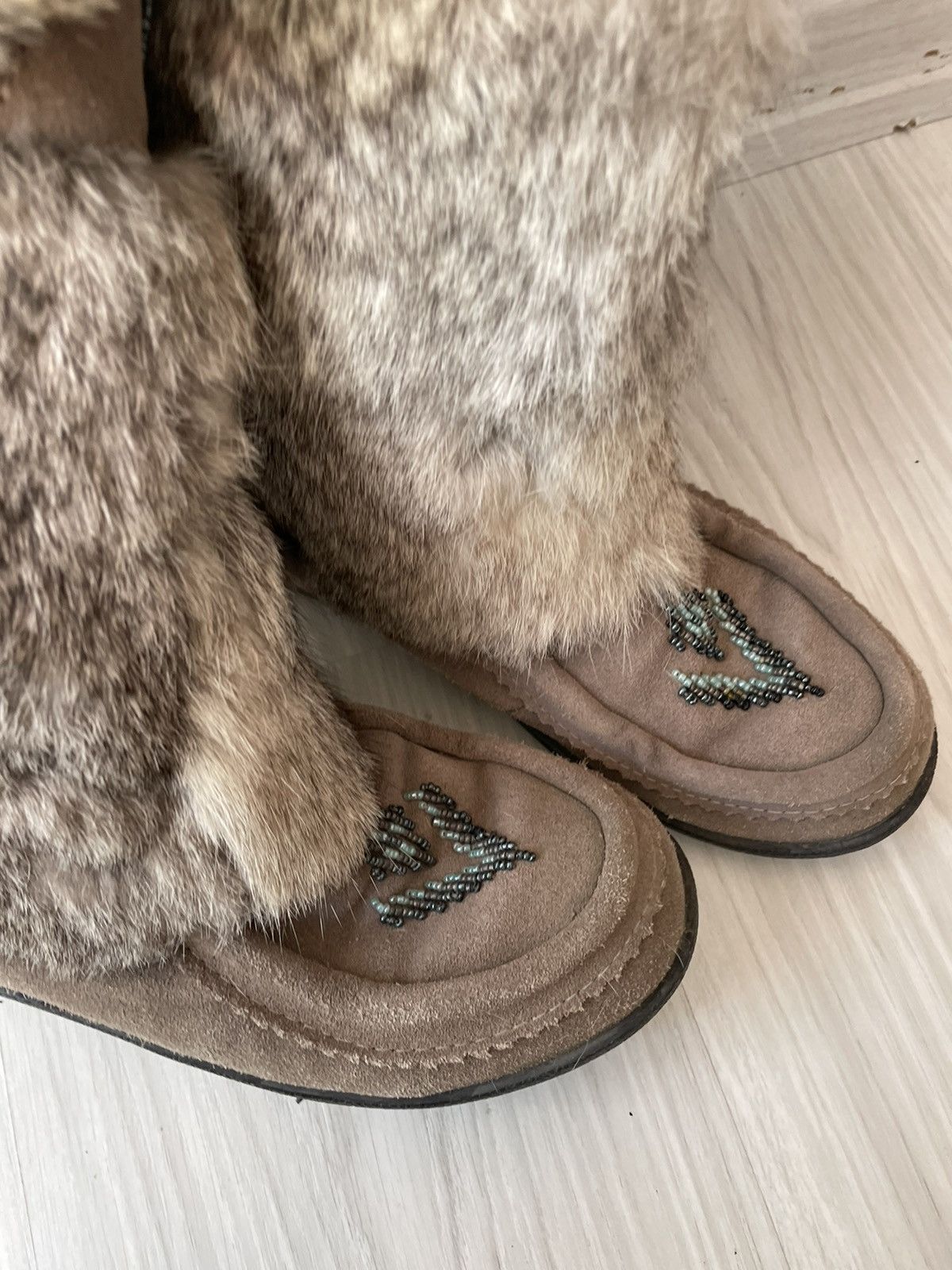 Vintage y2k faux fur boots Size US 6 / IT 36 - 9 Thumbnail
