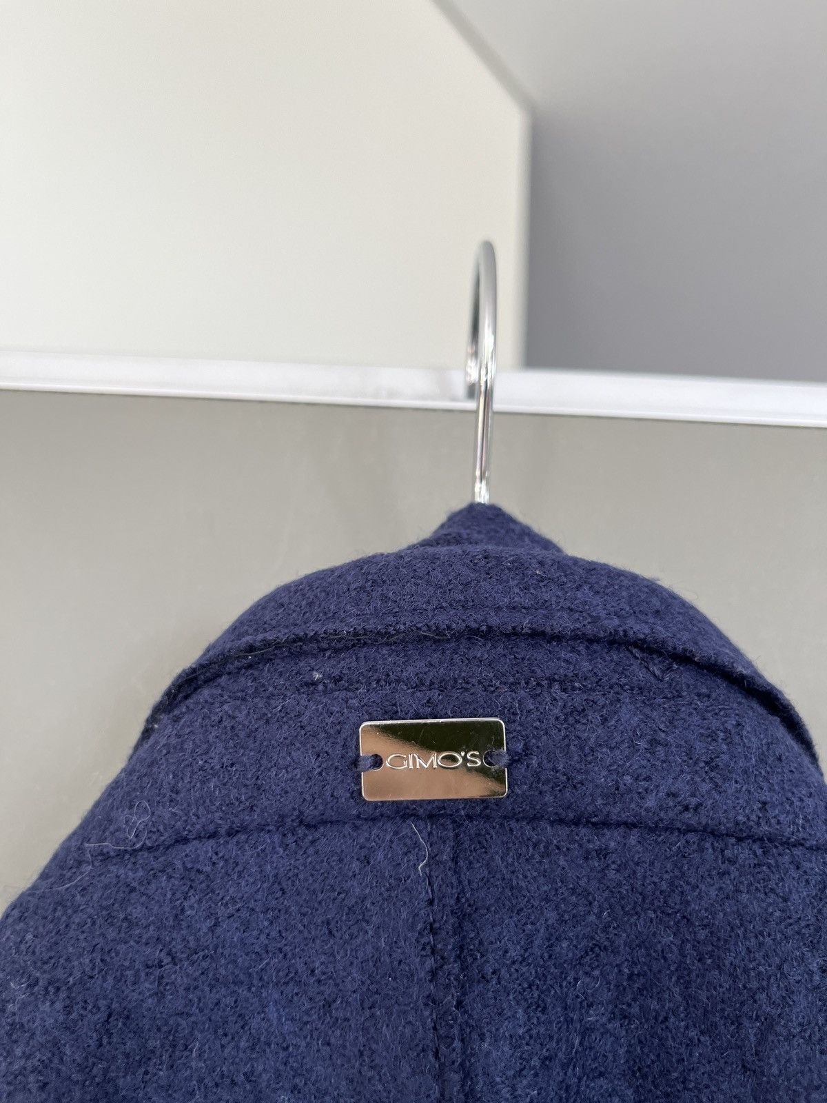 Gimo's Gimos Blue Wool Parka w/ Detachable Down Hood & Vest Size L / US 10 / IT 46 - 15 Thumbnail