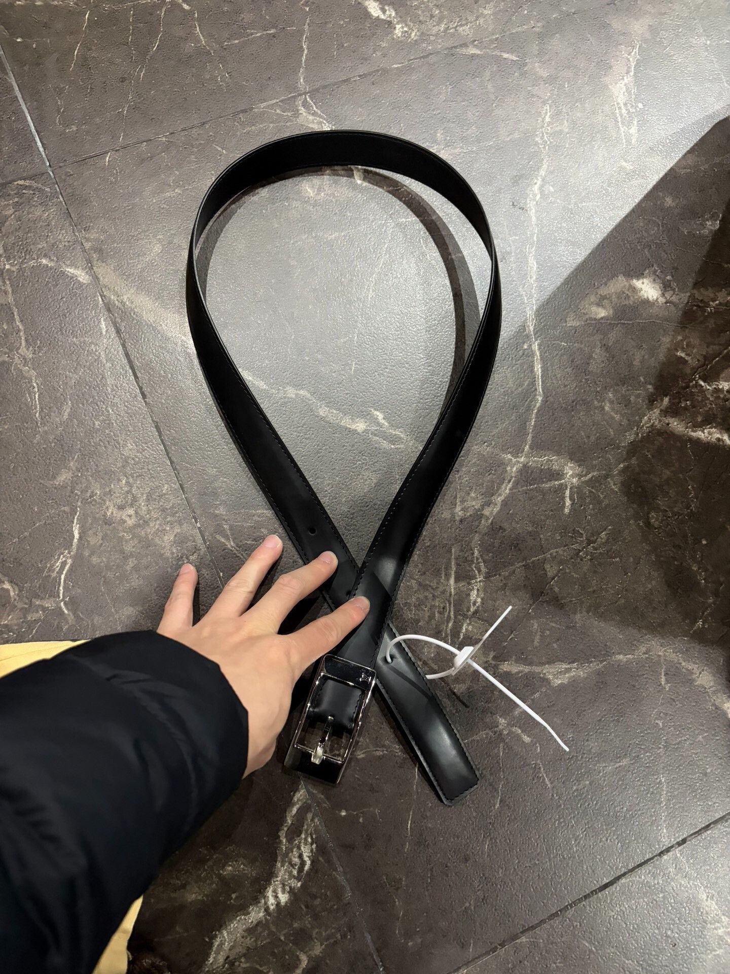 Louis Vuitton LV Mirage Mirror Black Calfskin Belt Size ONE SIZE - 1 Thumbnail