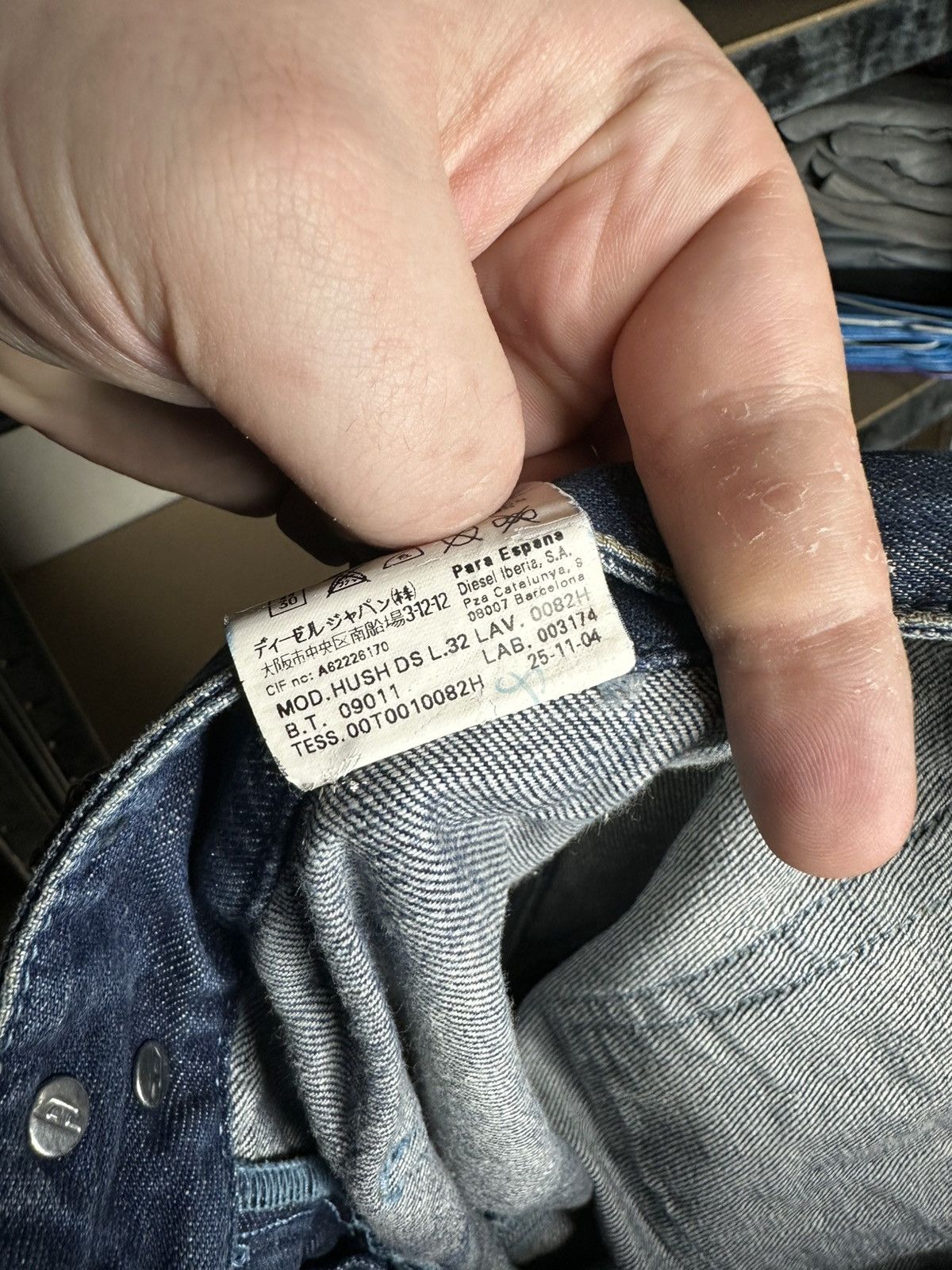 Diesel Diesel Hush Vintage Jeans Size 28 Distressed Flared Bootcut Size 28" / US 6 / IT 42 - 16 Thumbnail