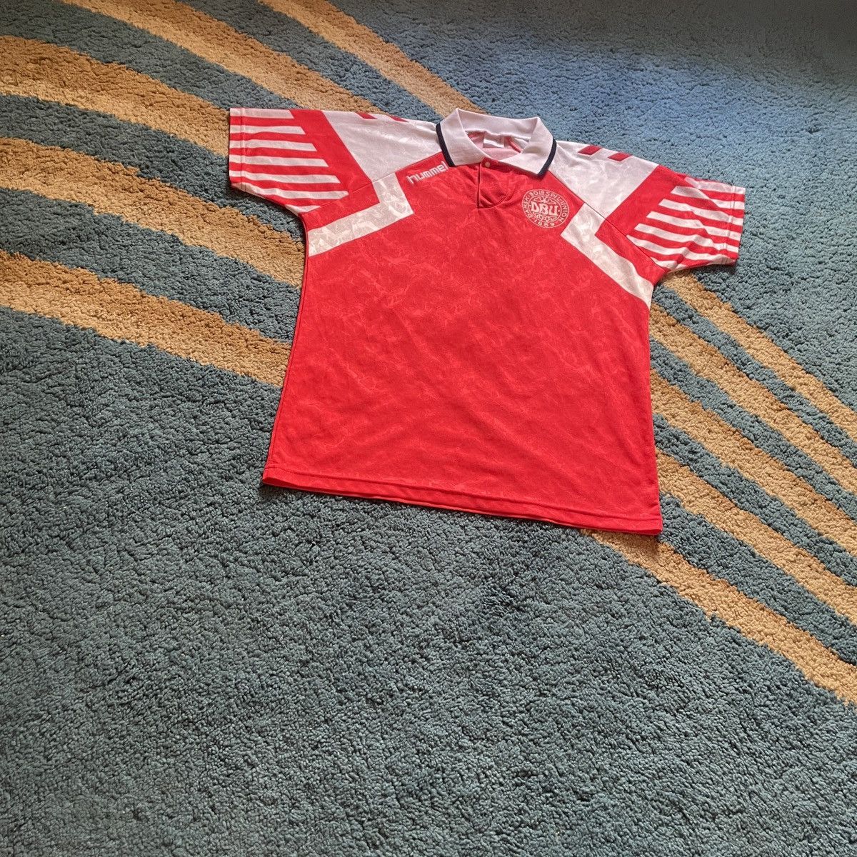 Vintage Denmark Historic shocking Run Jersey 1992 Size US XL / EU 56 / 4 - 2 Thumbnail