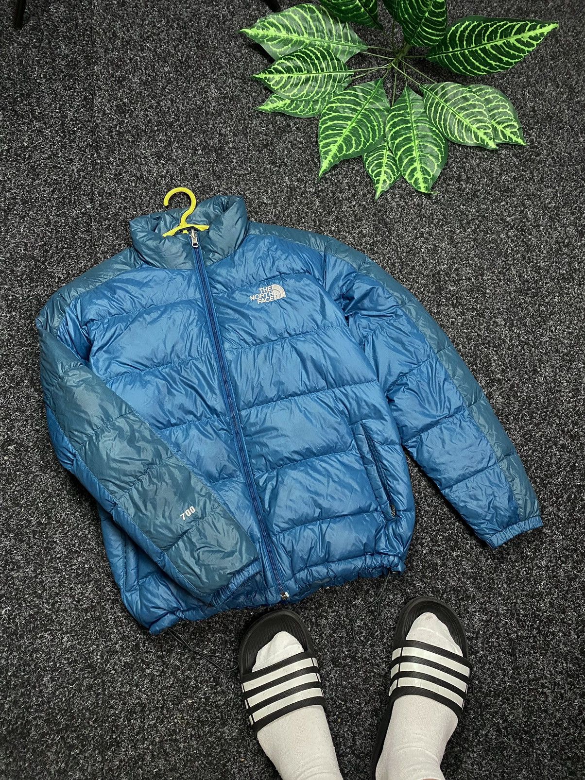 Pre-owned Outdoor Life X The North Face Puffer The North Face 700 Corpcore Y2k Size S In Blue