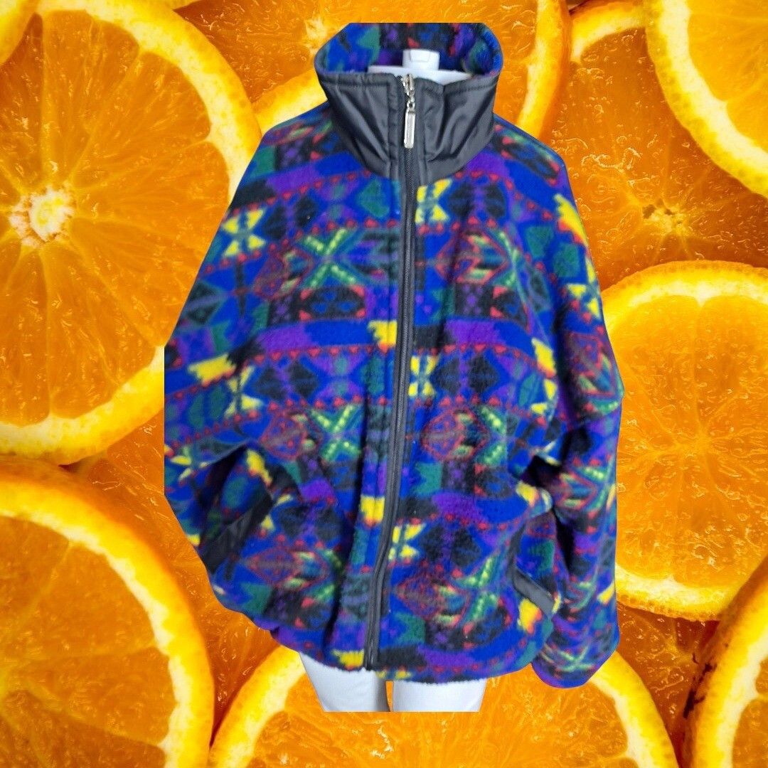 Other Boyattini Fleece Jacket Full Zip Colorful Patterned Pullover Size US L / EU 52-54 / 3 - 1 Thumbnail