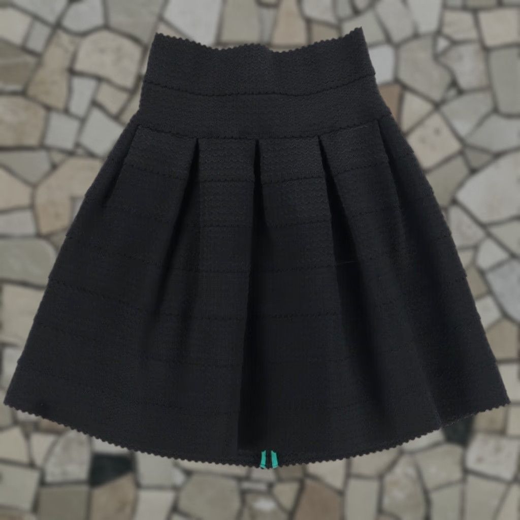 Vintage Girls From Savoy Skirt Black XS For Anthropologie Pleated High Stretch Womens Shorts? Size 26" / US 2 / IT 38 - 1 Thumbnail