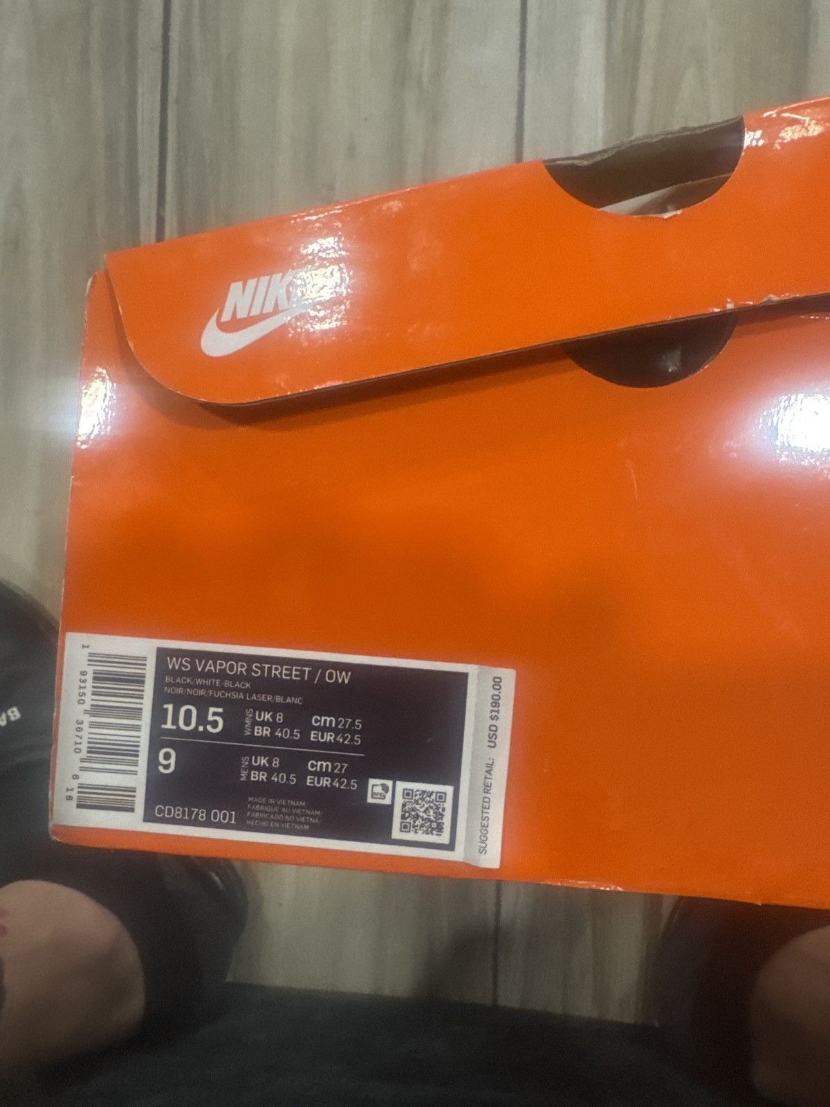 Nike vapor street off white Size US 9 / EU 42 - 3 Thumbnail