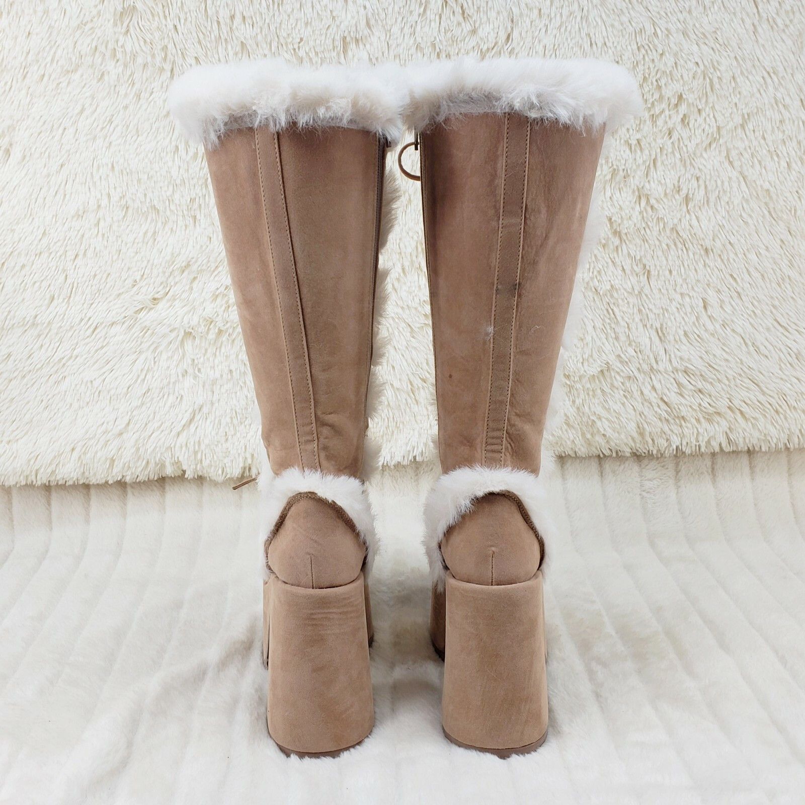 Demonia Cult DEMONIA Camel 311 Stacked Tan Mammoth Platform Goth Punk Go Size US 6 / IT 36 - 5 Thumbnail