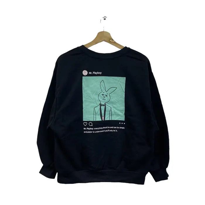 Playboy Vtg PLAYBOY MR. BUNNY COLLECTION Cartoon Sweatshirt Sweater Size US M / EU 48-50 / 2 - 1 Thumbnail