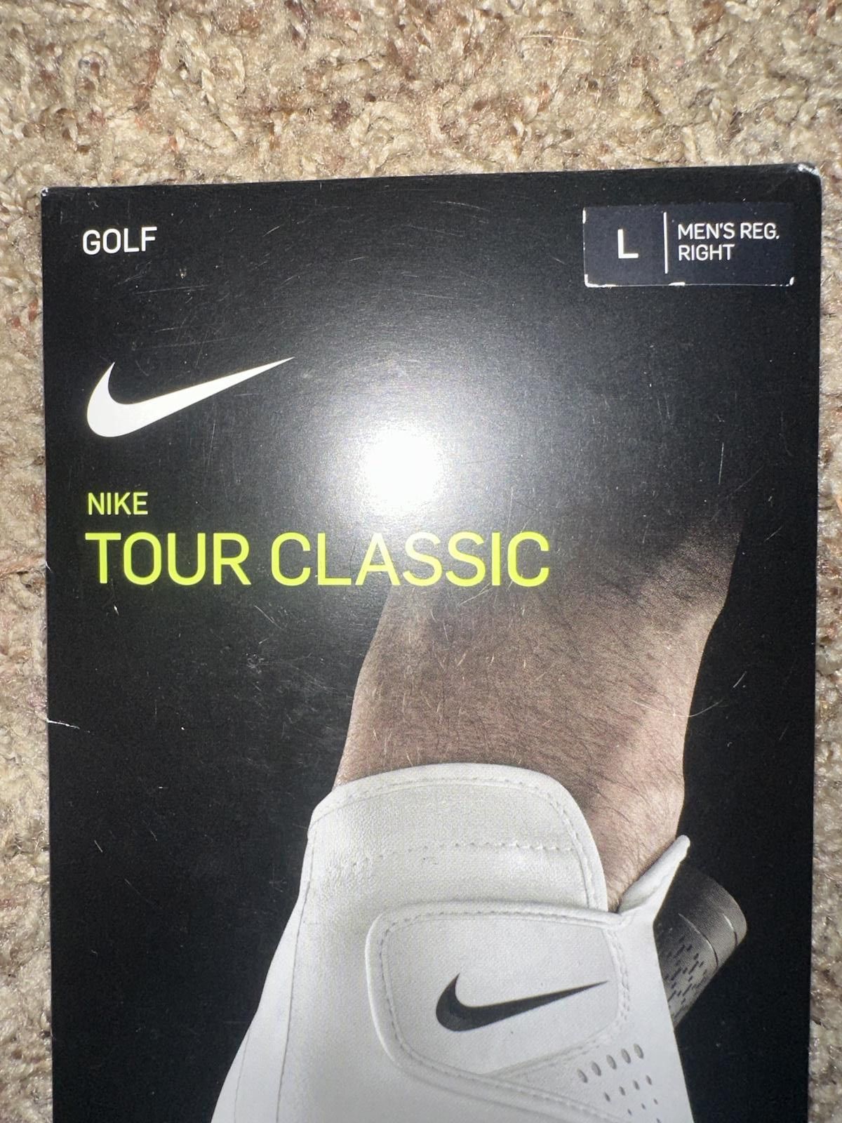 Nike Nike Tour Classic Men’s Regular White Right Golf Glove New Size ONE SIZE - 2 Thumbnail