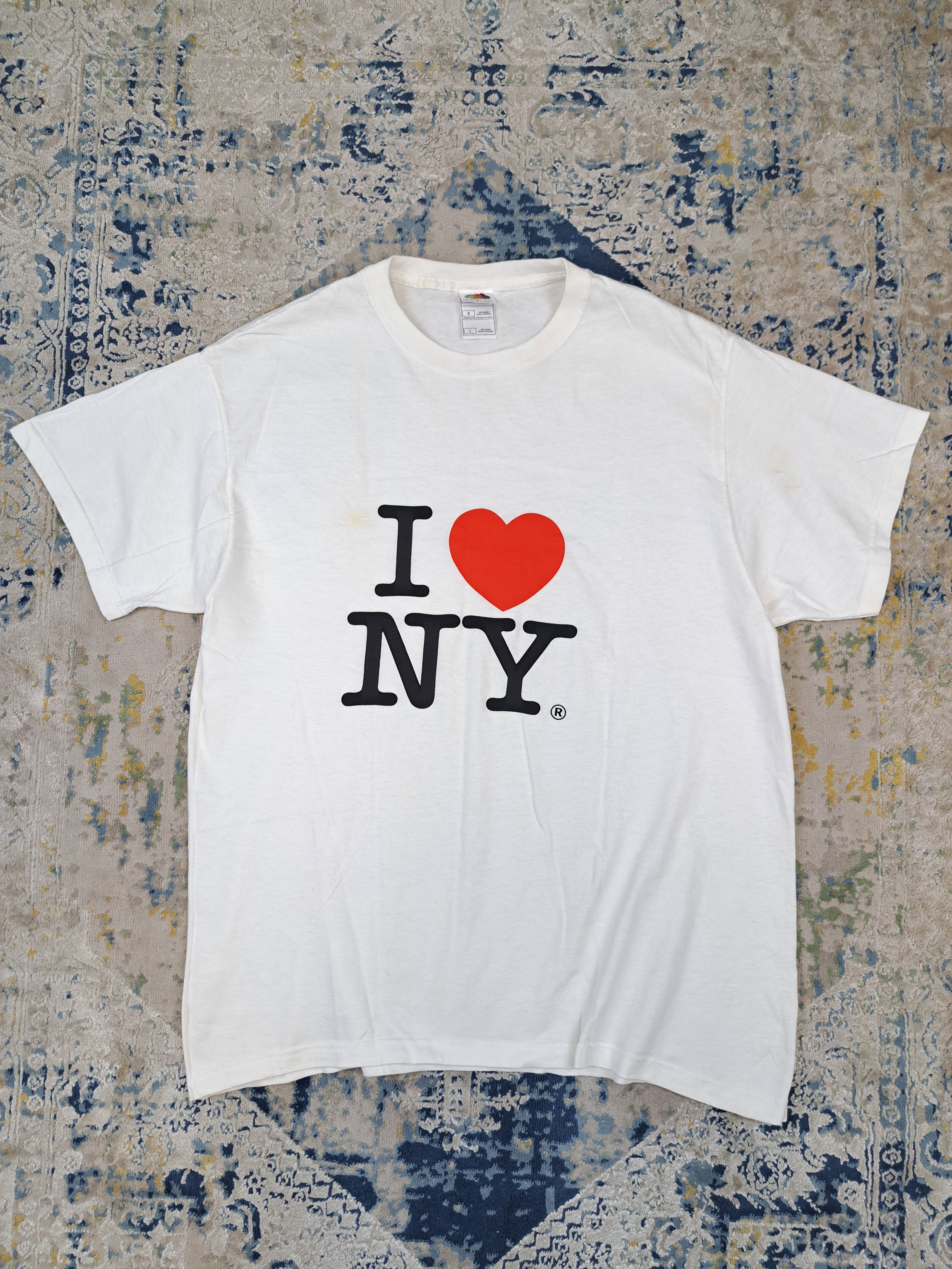 I Love NY Vintage 00s I Love New York Iconic Archive Tee Size US L / EU 52-54 / 3 - 1 Thumbnail