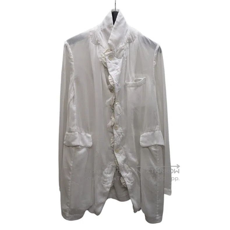 Comme des Garcons Comme Des Garcons Lace trim coat Size S / US 4 / IT 40 - 1 Thumbnail