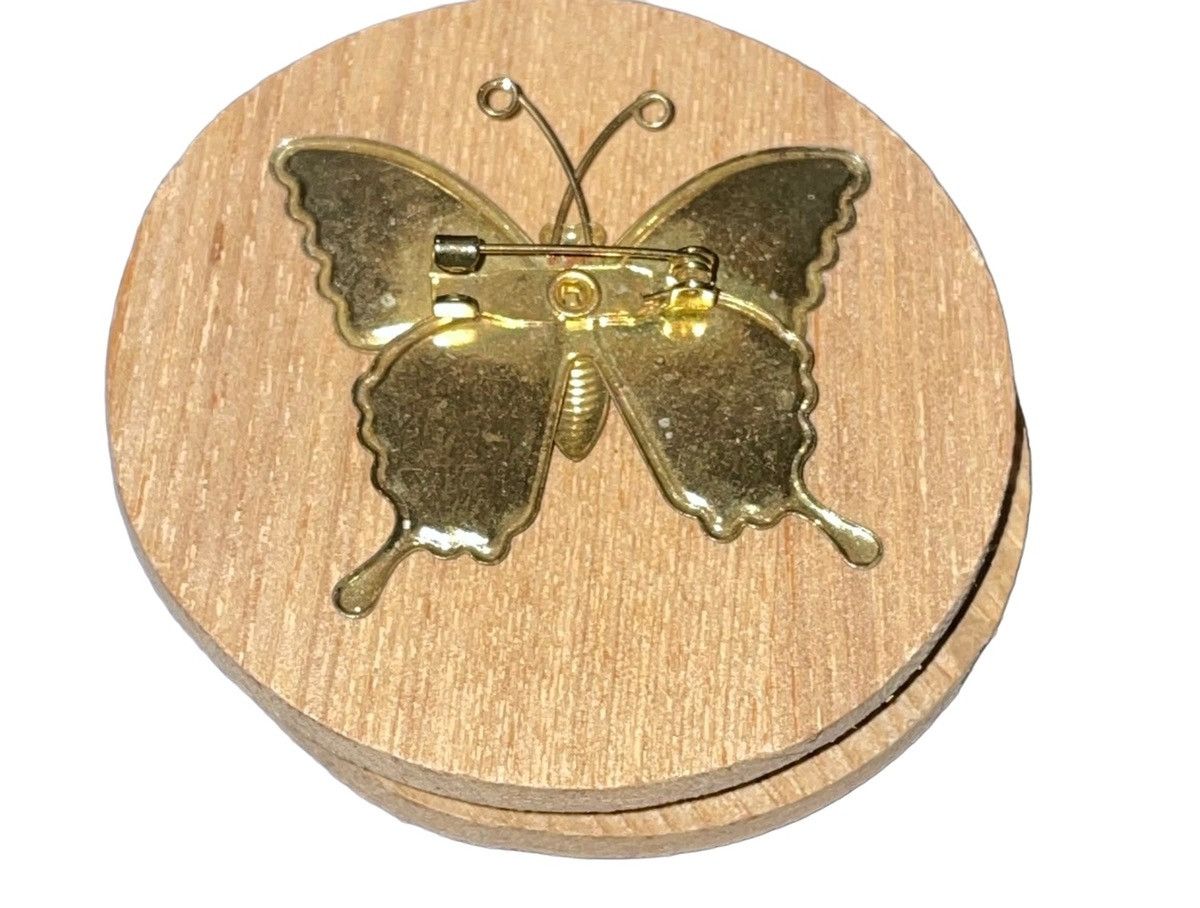 Vintage Bijoux Vintage 1970’s Butterfly Brooch Size ONE SIZE - 4 Thumbnail