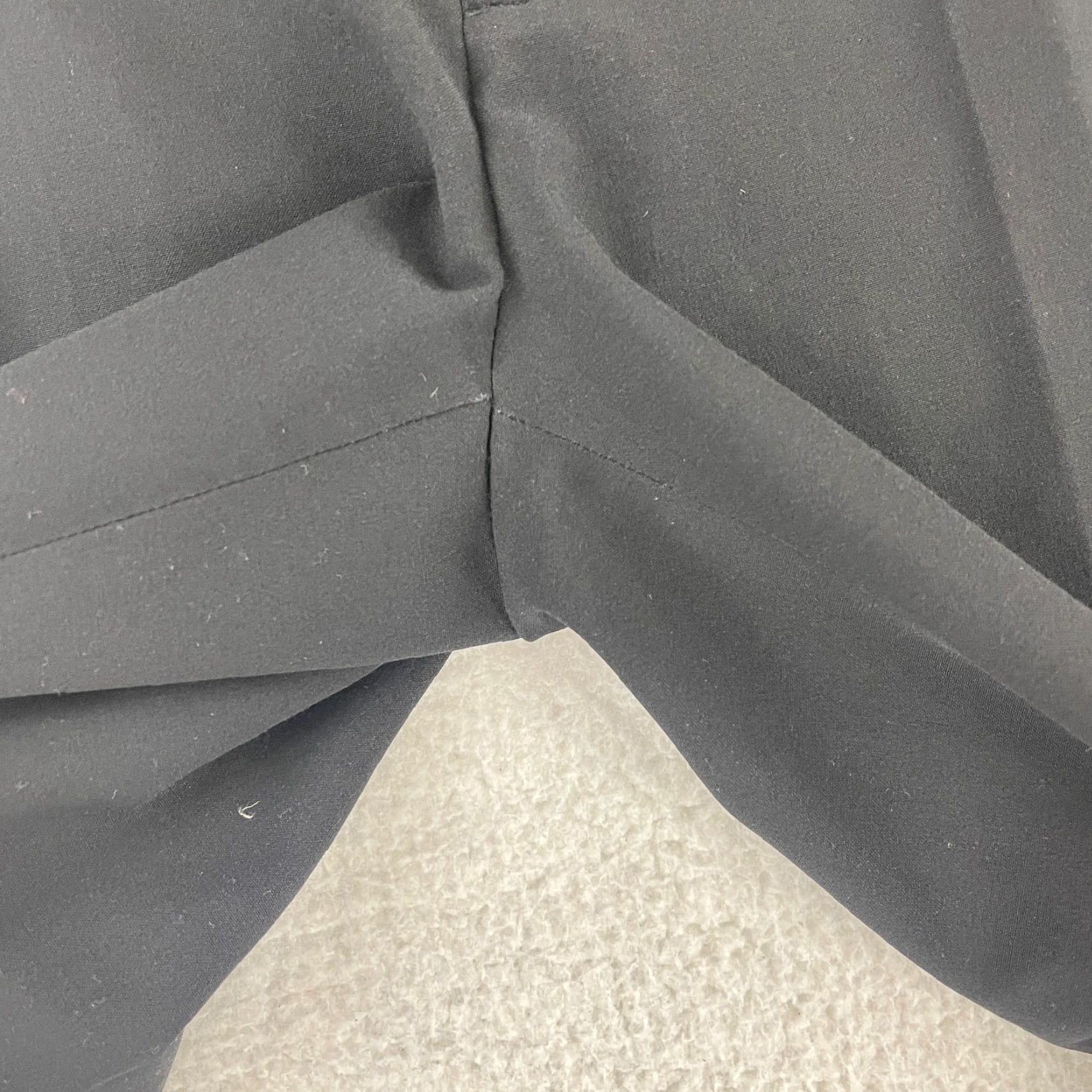 NYDJ NYDJ Black Straight Leg Dress Pants Womens Size 4 Flat Front Mid-Rise Office Pants Black Stretch Breathable Regular 30W 26.5In Seams Size 27" / US 4 / IT 40 - 6 Thumbnail
