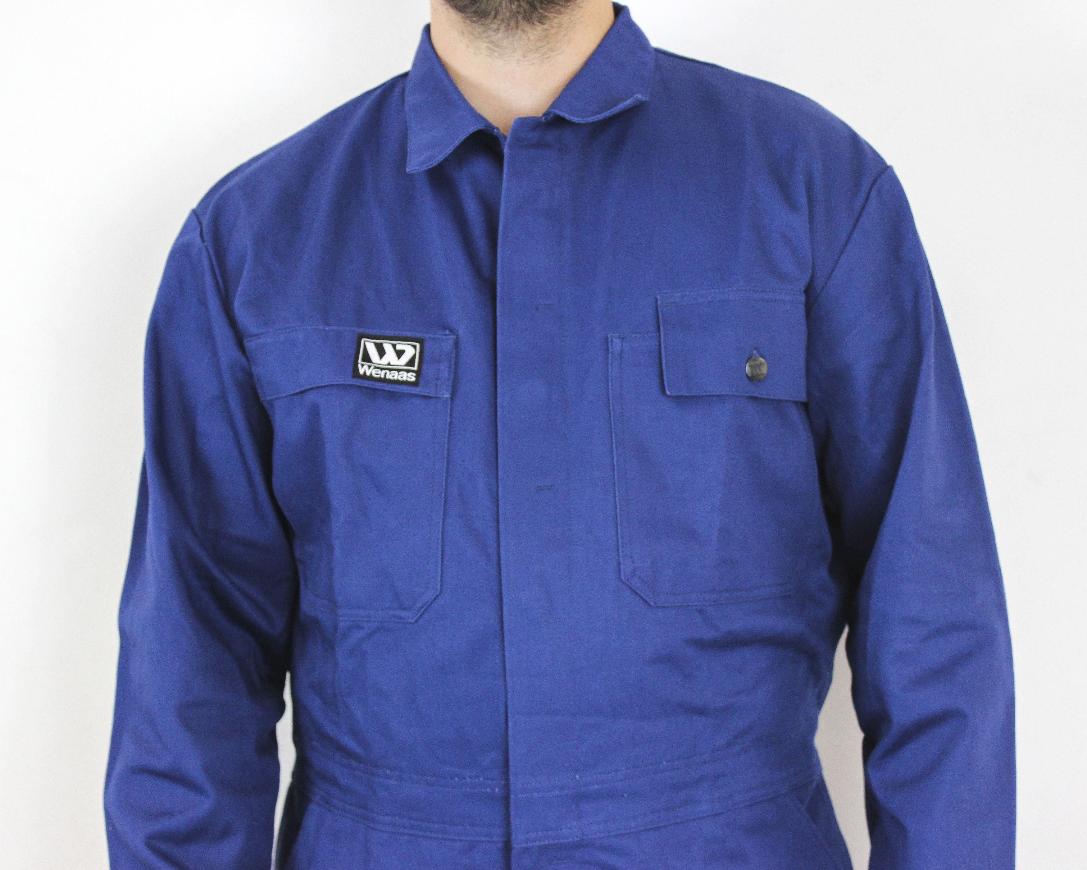 Vintage Wenaas Workwear Mens M Jumpsuit Boilersuit Coverall Chore Size US 36 / EU 52 - 4 Thumbnail