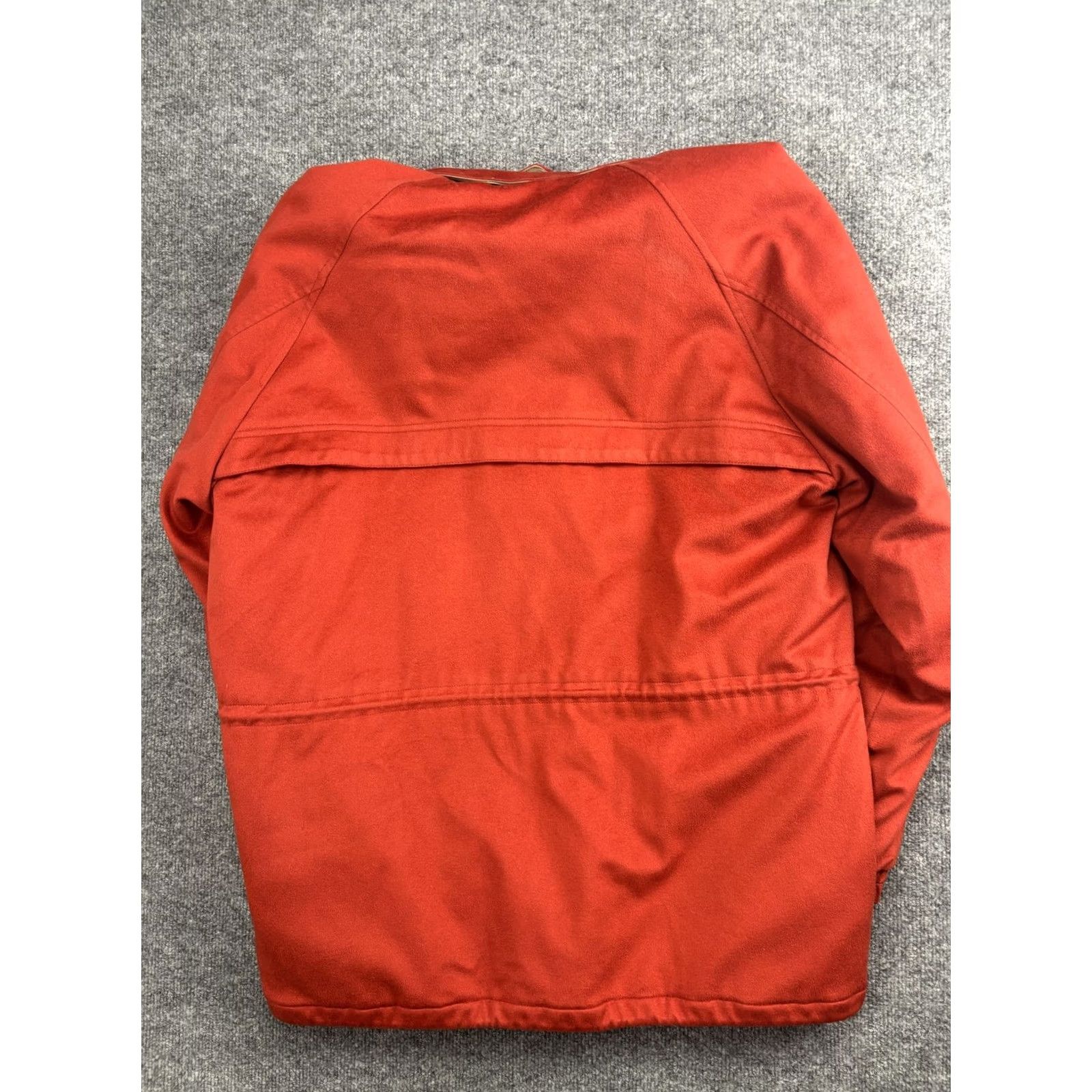 Loro Piana VINTAGE Loro Piana Jacket Mens L Red Storm System Ski Hooded Insulated Waterproof Wallet Pockets Zip Stand-Up Collar Mid-Length Size US L / EU 52-54 / 3 - 7 Thumbnail