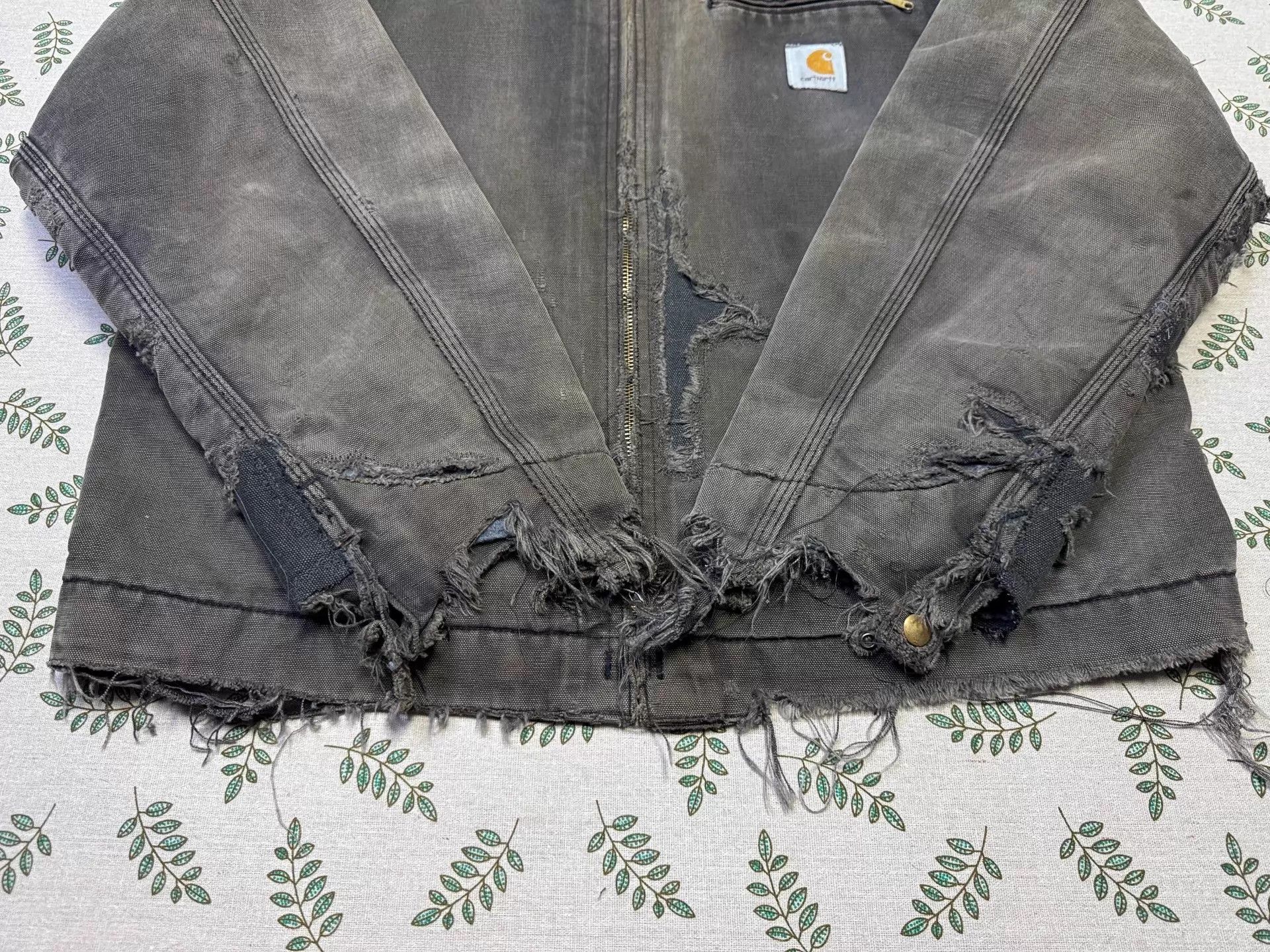 Carhartt Vintage Carhartt J01 Black 46TALL Detroit Jacket Size US S / EU 44-46 / 1 - 3 Thumbnail