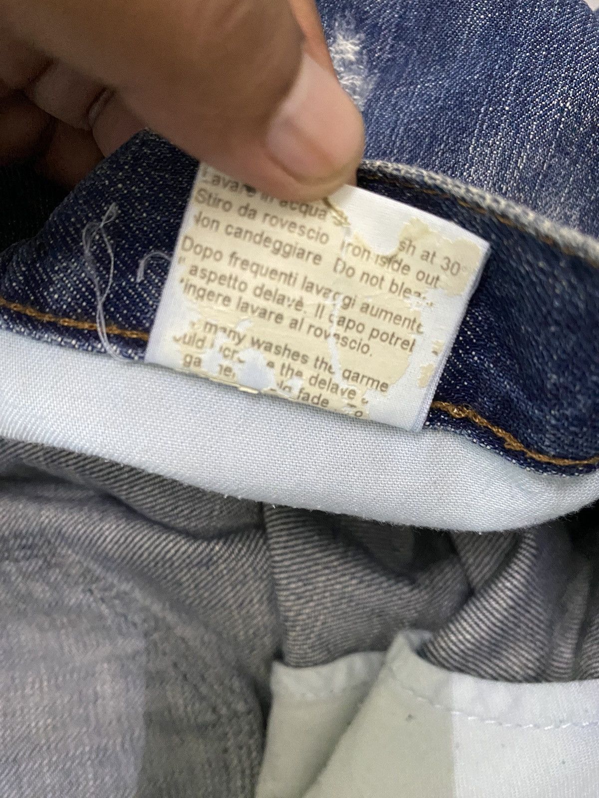 Black Barrett × Neil Barrett NEIL BARRET DISTRESS DENIM MADE IN ITALY INDIGO Size US 34 / EU 50 - 10 Thumbnail