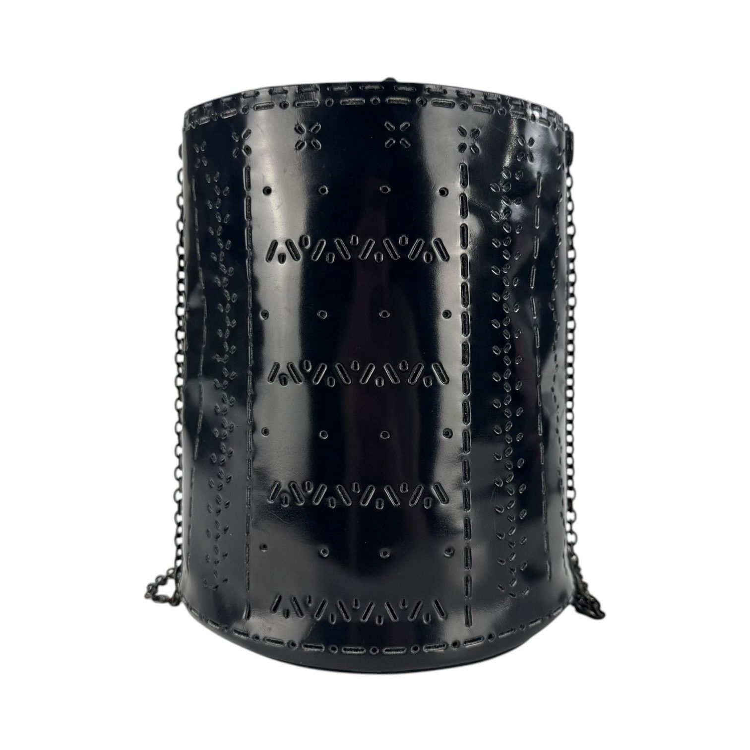 Prada Prada Vintage Perforated Chain Bucket Bag Size ONE SIZE - 3 Thumbnail