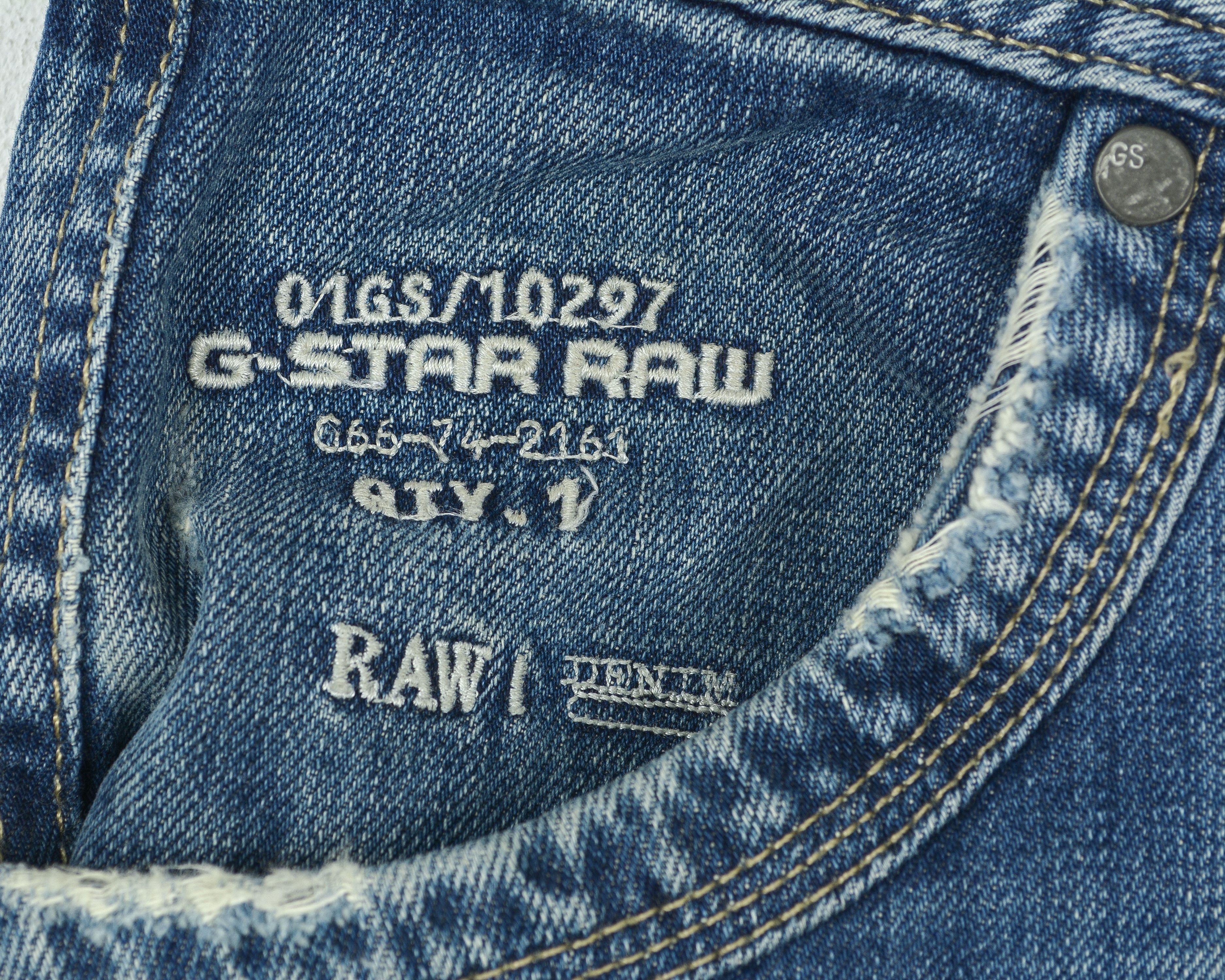G-Star Women Jack Straight Jeans Denim Pants Trousers W27 L34 Size 27" / US 4 / IT 40 - 5 Thumbnail