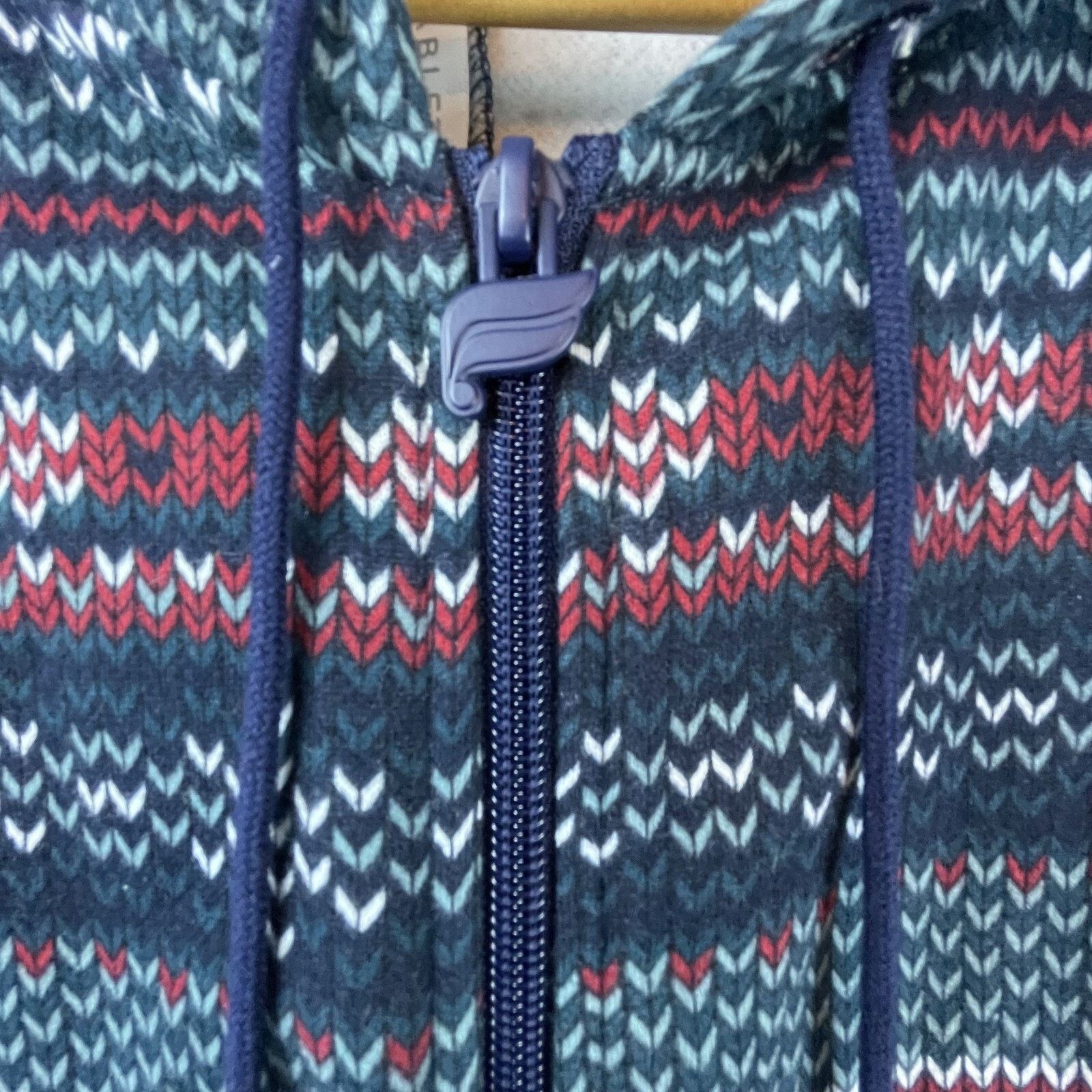 Fabletics Fabletics Forever Fleece Hooded Jumpsuit Women Small Aztec Size 27" / US 4 / IT 40 - 3 Thumbnail