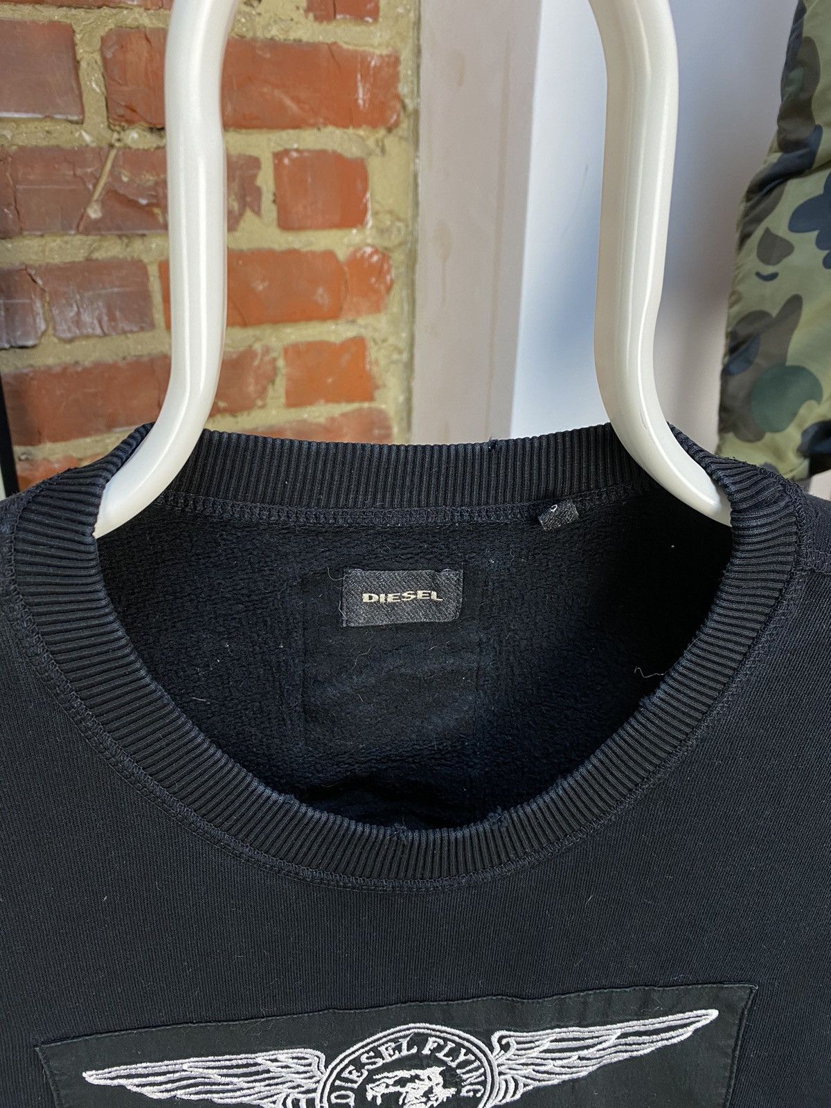 Diesel Diesel Flying Cougar Distressed Sweatshirt Pullover Jumper Size US S / EU 44-46 / 1 - 9 Thumbnail