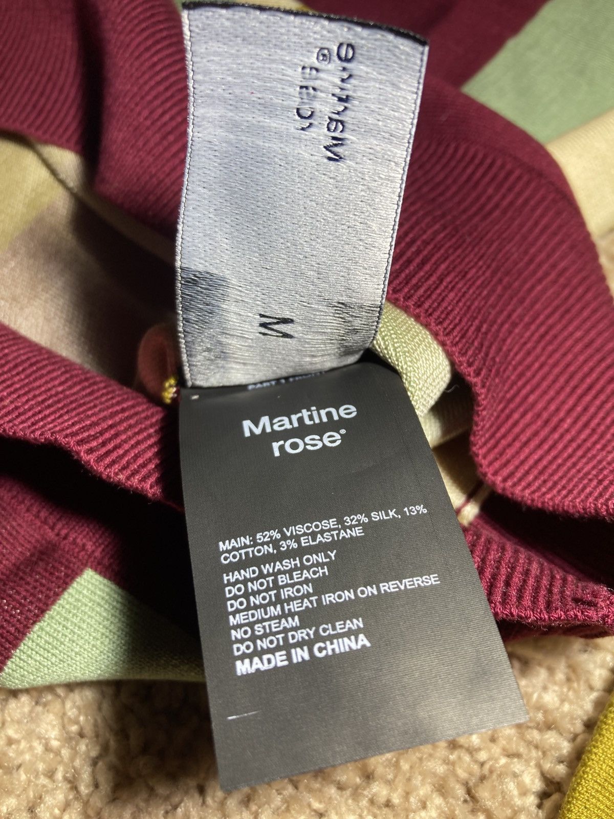 Martine Rose New AW24 Martine Rose Same Logo Silk Blend Zip Knit Polo MR Size US M / EU 48-50 / 2 - 7 Thumbnail