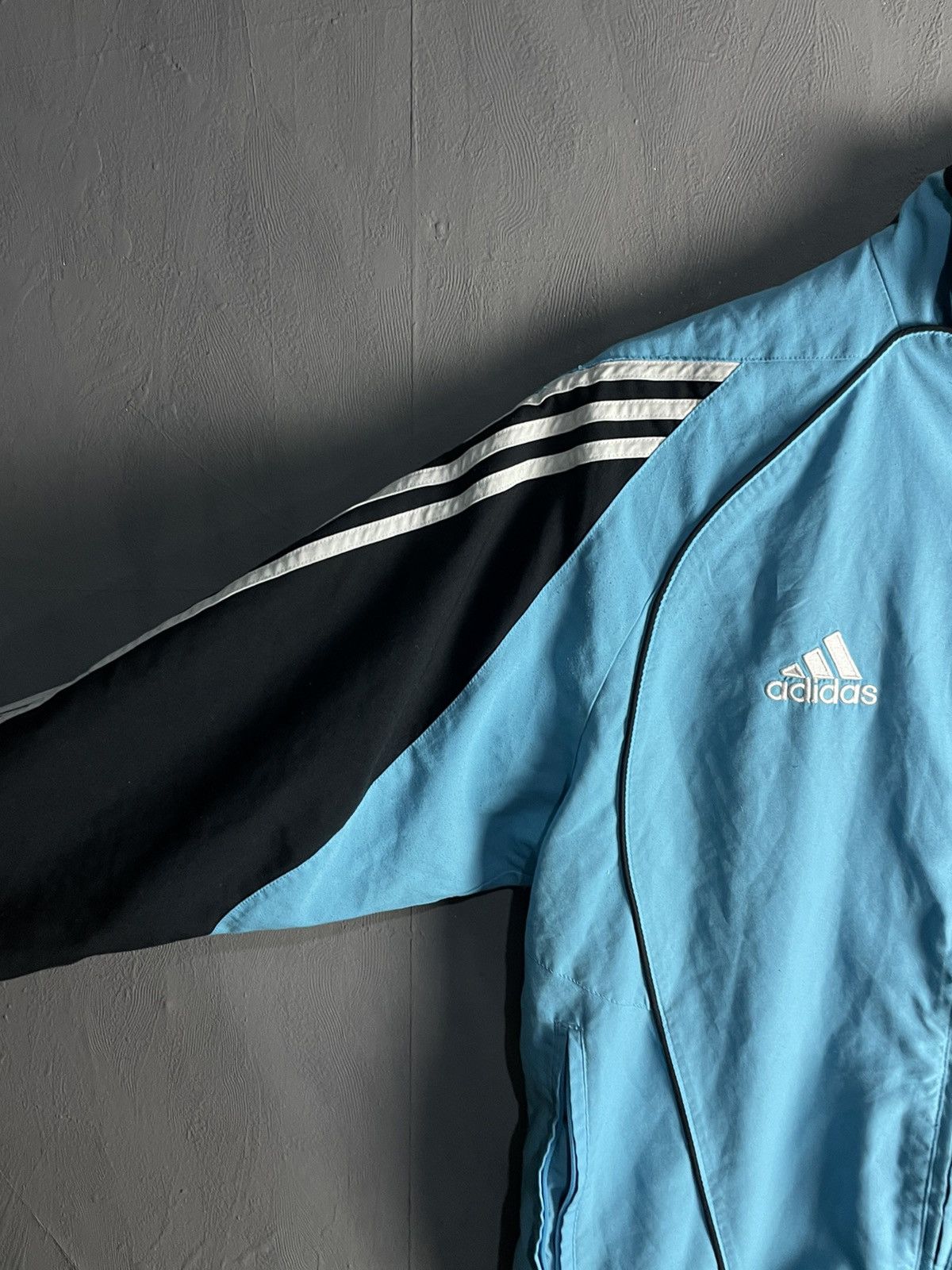 Adidas 2005 Adidas OM Olympique Marseille fleece pullover zip Size US XS / EU 42 / 0 - 3 Thumbnail