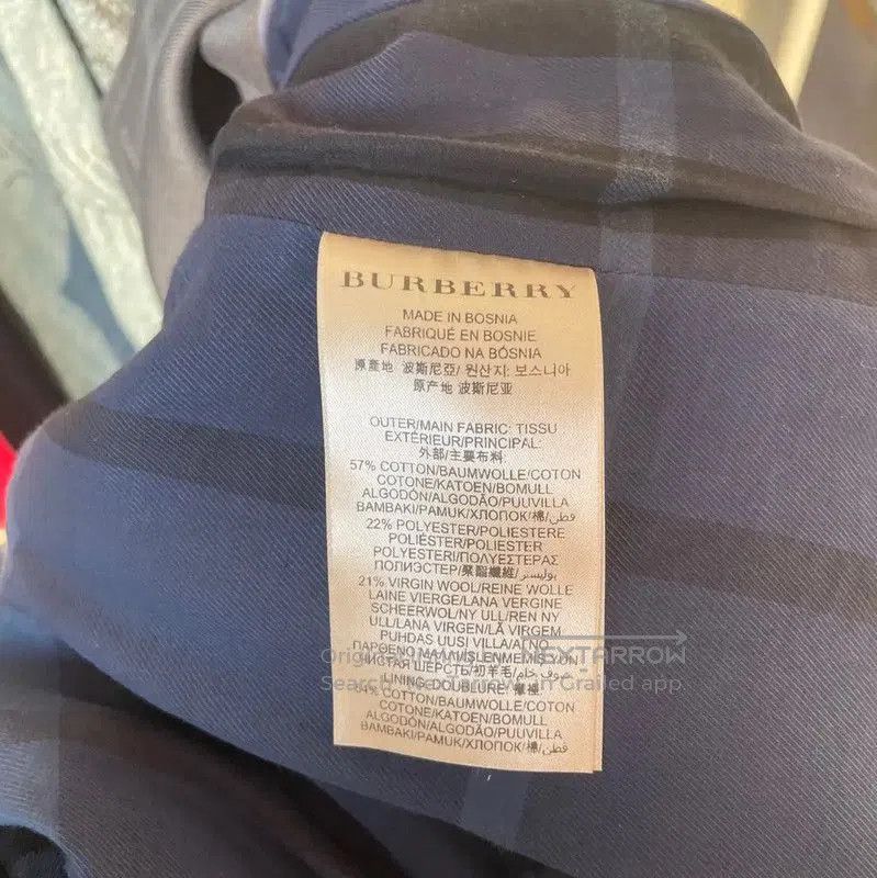Burberry Burberry Black Cotton Women's Trench Coat. Size S / US 4 / IT 40 - 4 Thumbnail