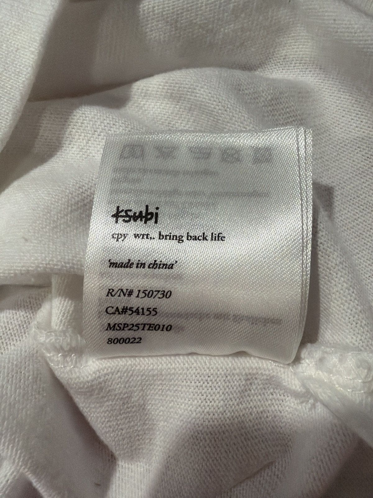 Ksubi Ksubi White "A sign of the Times" tee Size US S / EU 44-46 / 1 - 10 Thumbnail